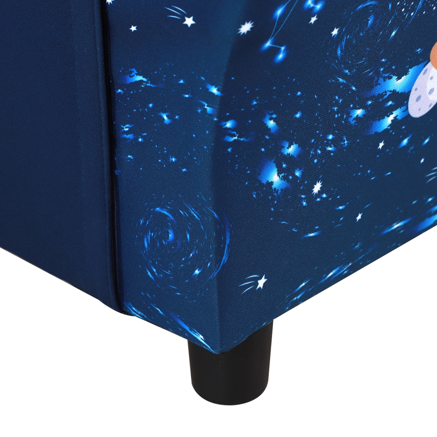 HOMCOM Child Armchair Kids Mini Sofa Chair with Armrest 59.5 x 43 x 46.5cm Blue