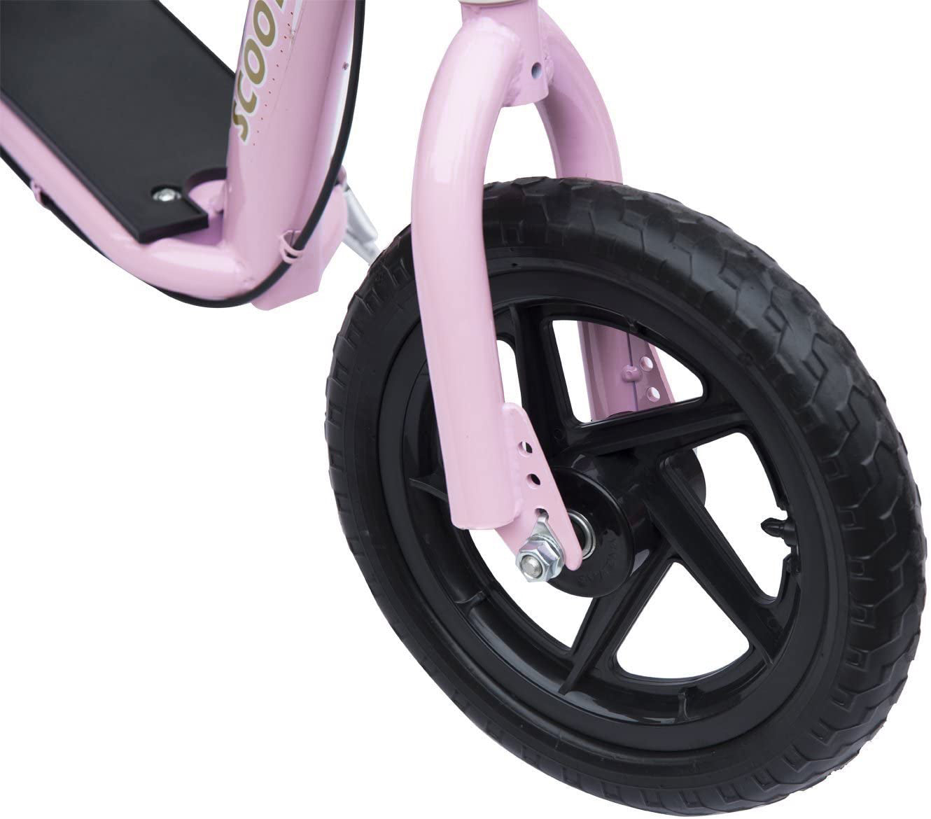 HOMCOM Teen Push Scooter Kids Children Stunt Scooter Bike Bicycle Ride On 12" EVA Tyres, Pink