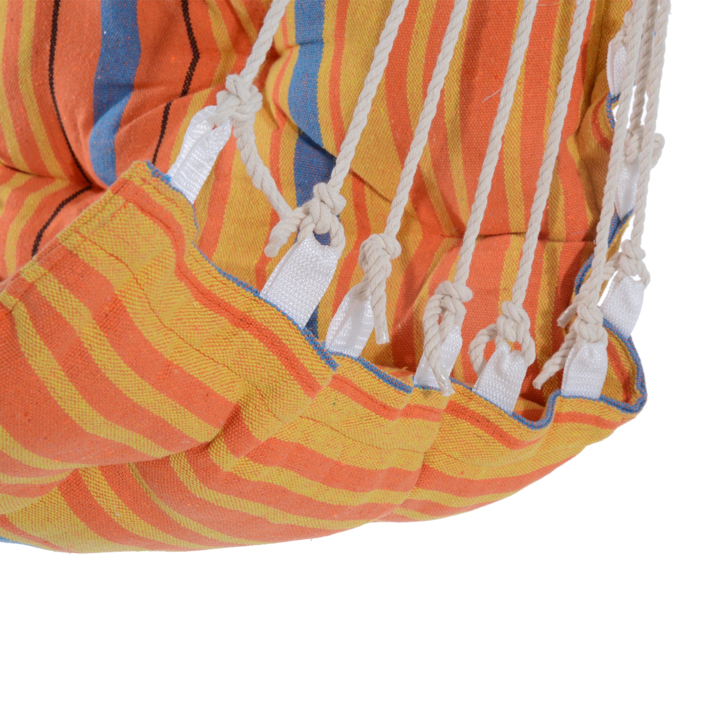 Outsunny Hanging Swing Chair-Multi-Colour Stripes