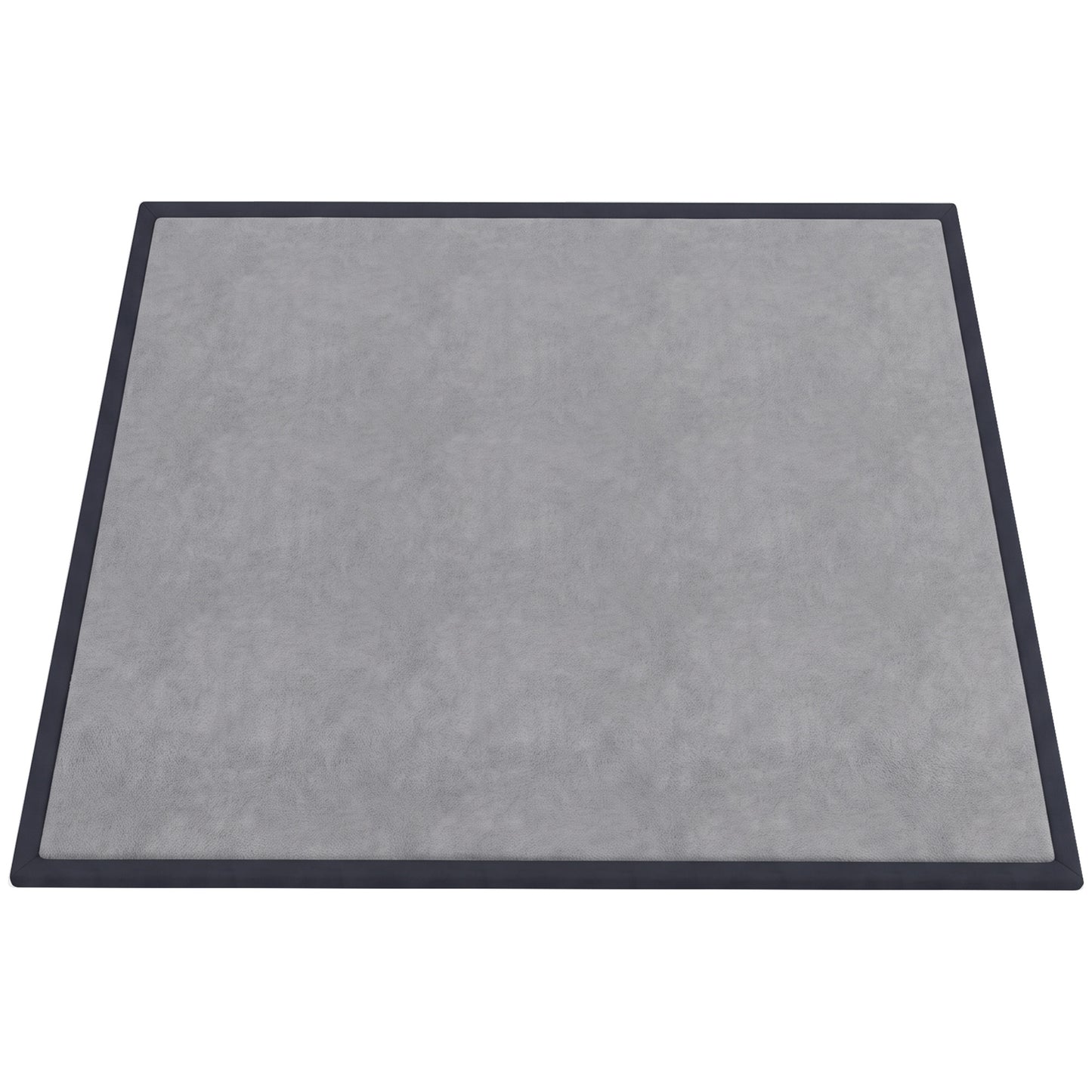 AIYAPLAY Baby Play Mat, 3CM Thick Foam Playmat Rug, Soft Flannel, Non-Slip, Water Resistant, Easy Care, 127 x 127 cm, Dark Grey