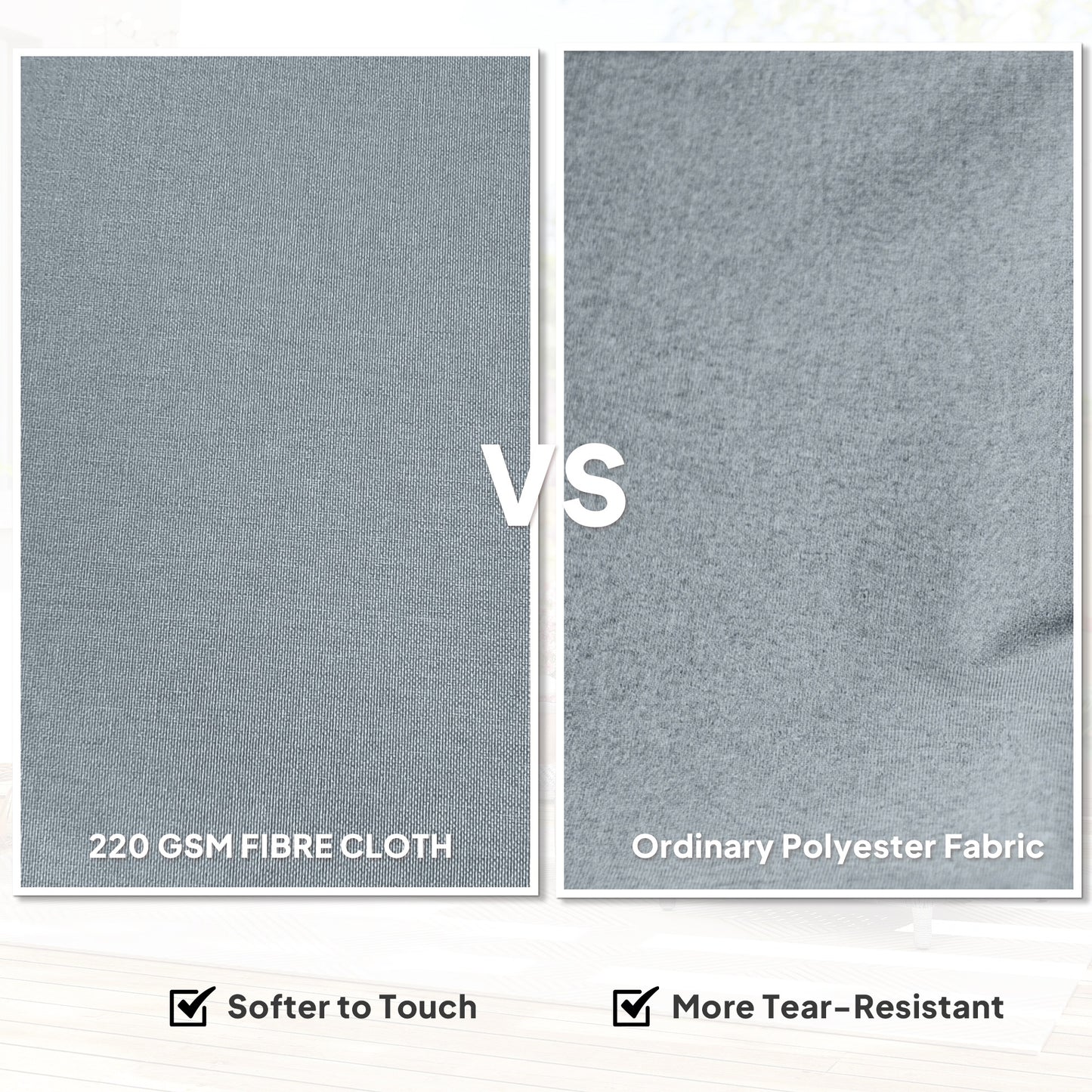 Outsunny Rattan Garden Chairs Set of 2, Outdoor Chairs with Cushions, Armrests, High Back, Steel Frame for Balcony, Porch, Light Grey