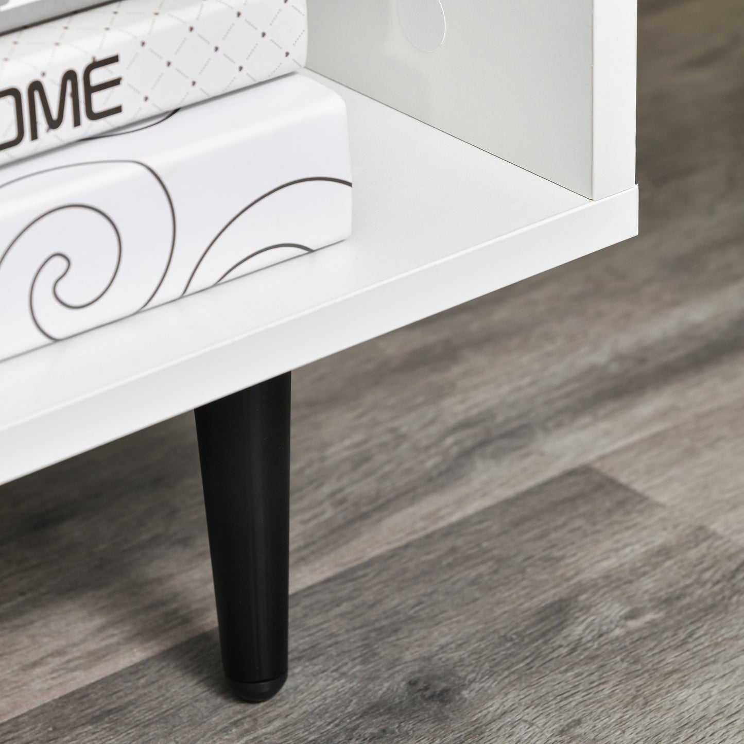 HOMCOM TV Stand Cabinet for TVs up to 60 Inches - White