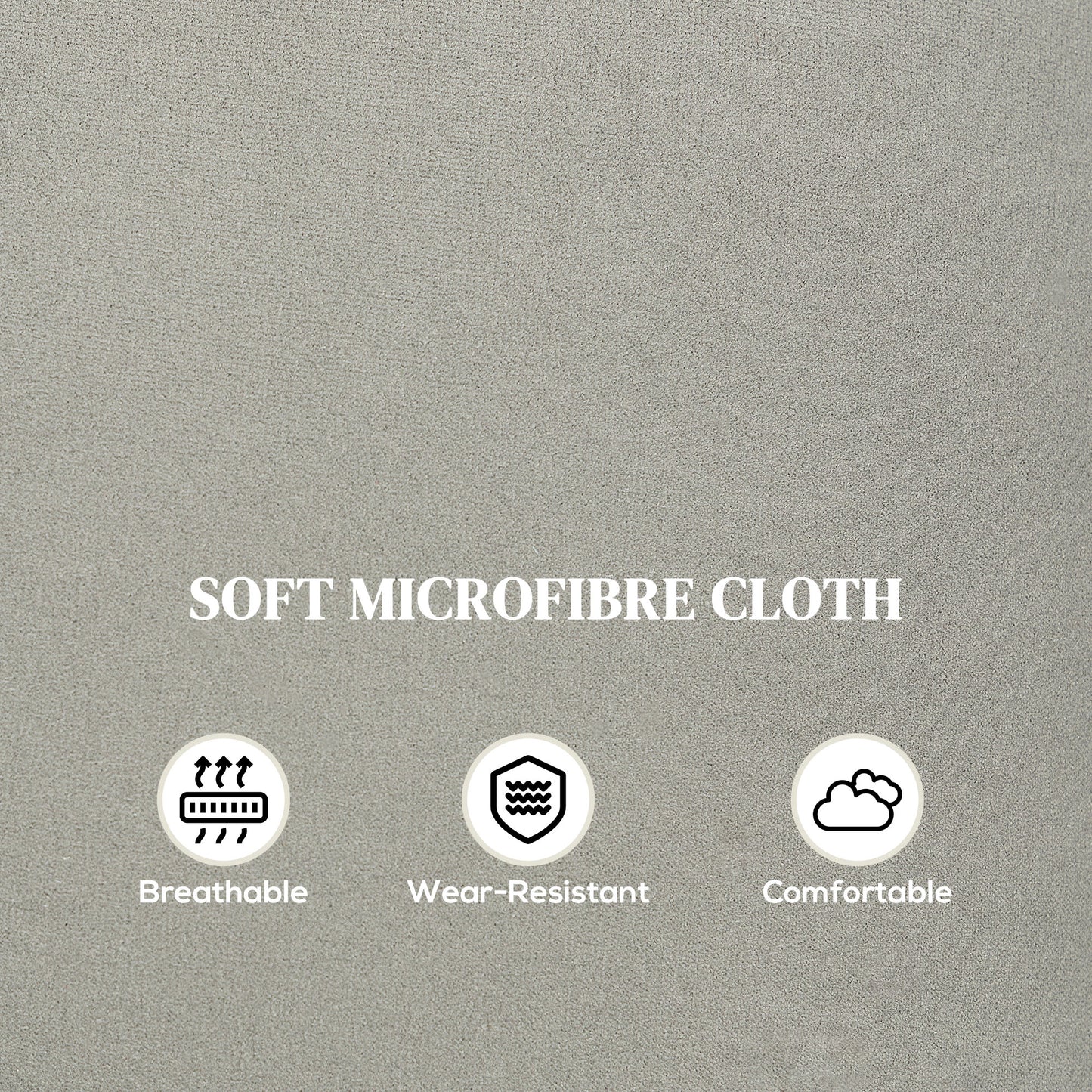 HOMCOM 140° Manual Reclining Armchair, with Footrest - Grey