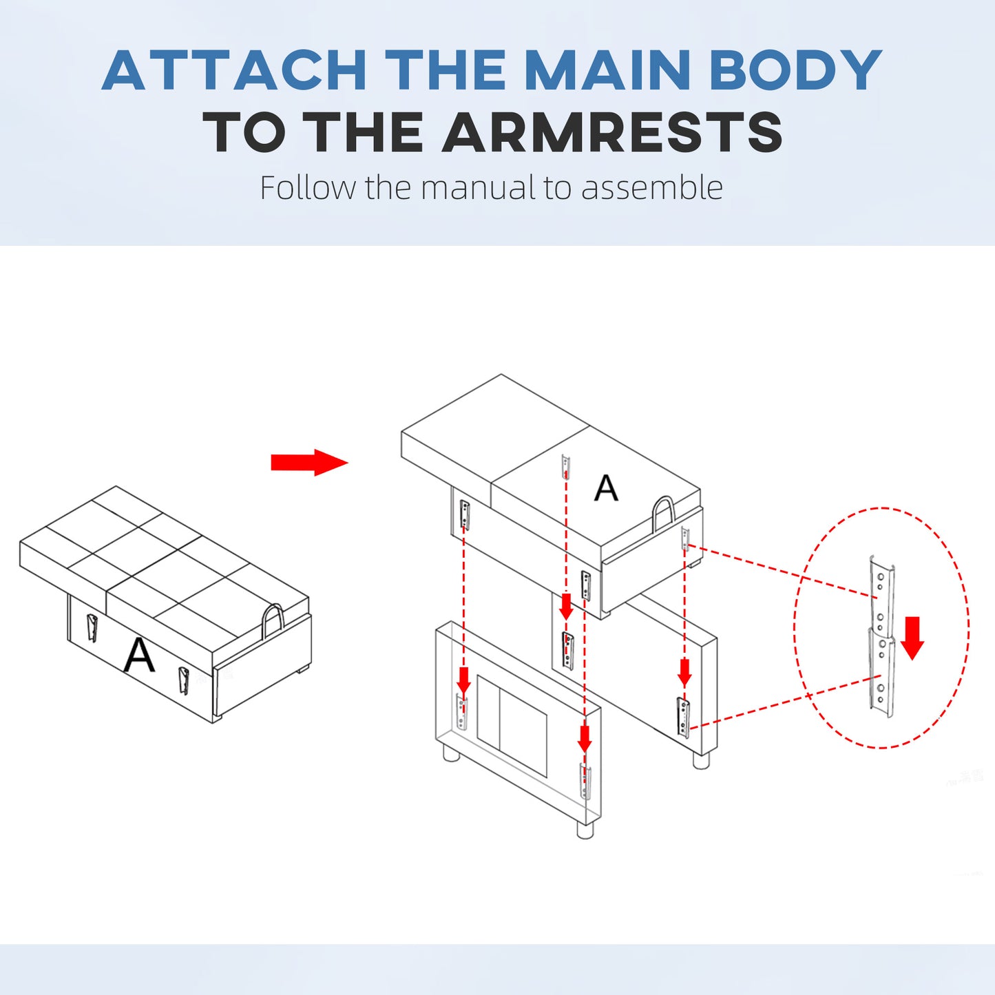 HOMCOM 3-In-1 Convertible Chair Bed, Pull Out Sleeper Chair with Adjustable Backrest, Side Pockets, Black