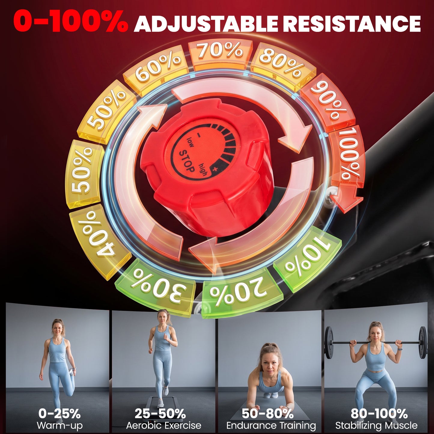 SPORTNOW Exercise Bike for Home Gym with Smart APP, Magnetic Resistance, Adjustable Seat & Handlebars, LCD Display, Wheels