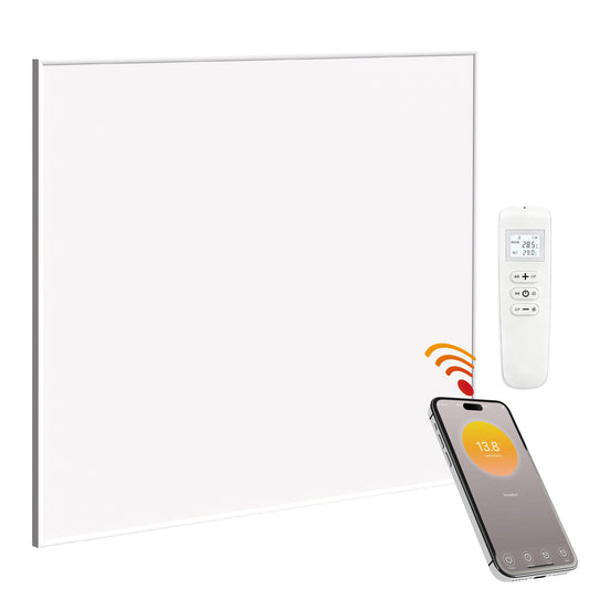 HOMCOM Wifi Smart Electric Heater, Far Infrared, Wall Mounted - 170W