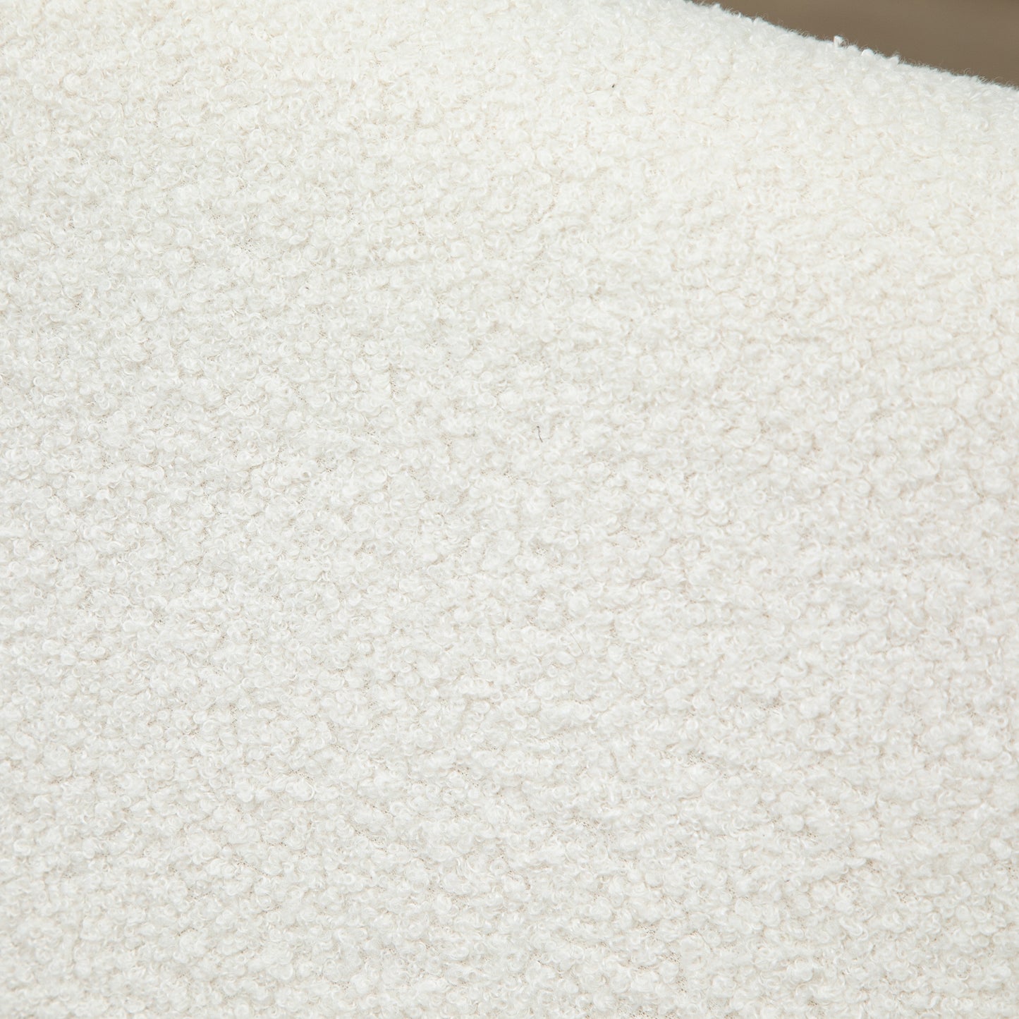 HOMCOM Rocking Chair, Upholstered Sofa Armchair with Cushion and Wood Base for Living Room and Bedroom, Cream White