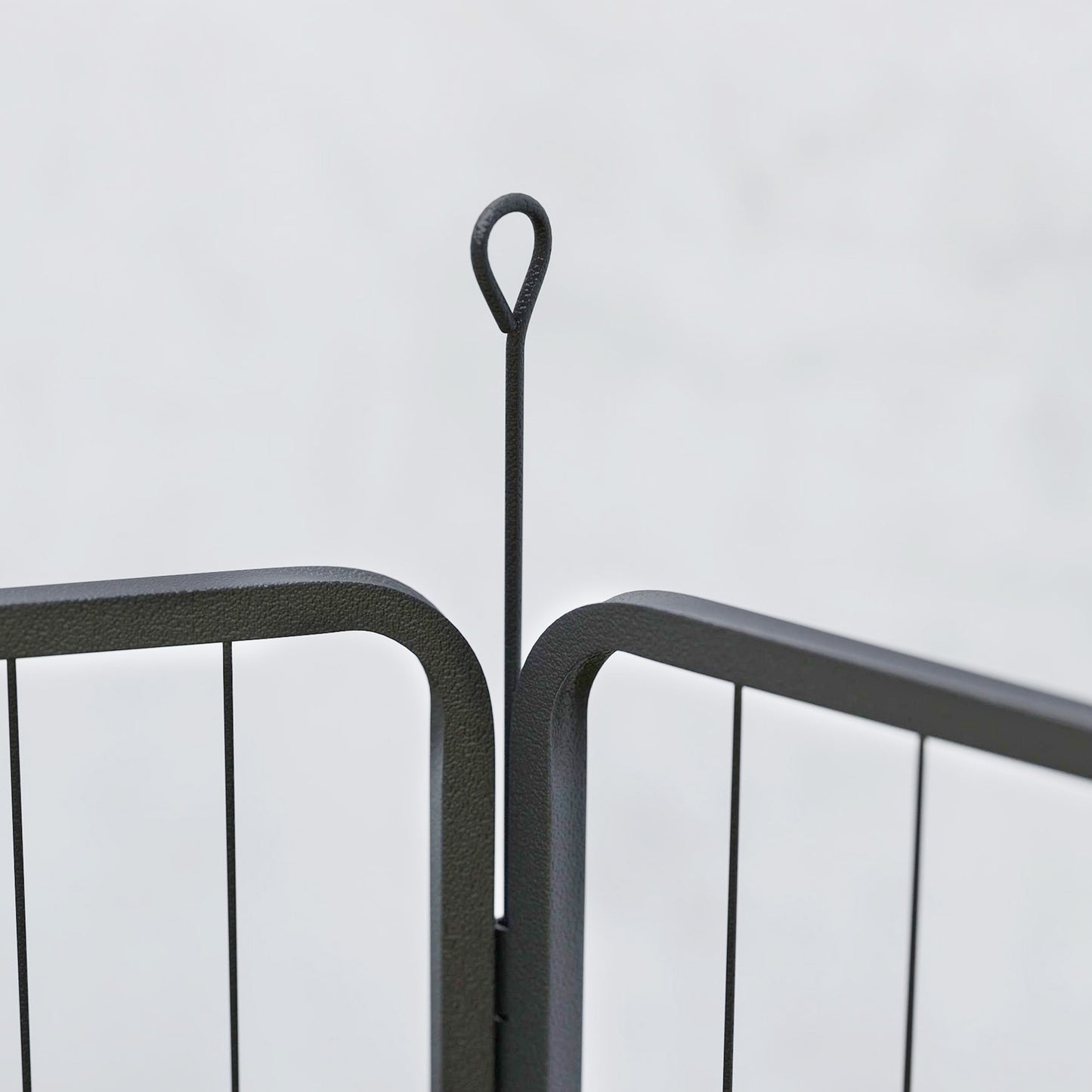 PawHut 6 Panels Dog Playpen, Portable Detachable Puppy Pen with Door, for Large Dogs, 100cm High, Black