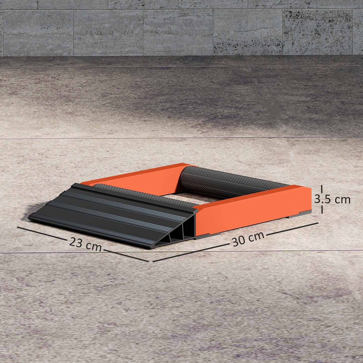 HOMCOM Motorcycle Wheel Cleaning Roller Stand, Aluminum Frame for Tyre Cleaning & Chain Lubrication, Fits <180mm Tyres & <500lb Bikes, Black