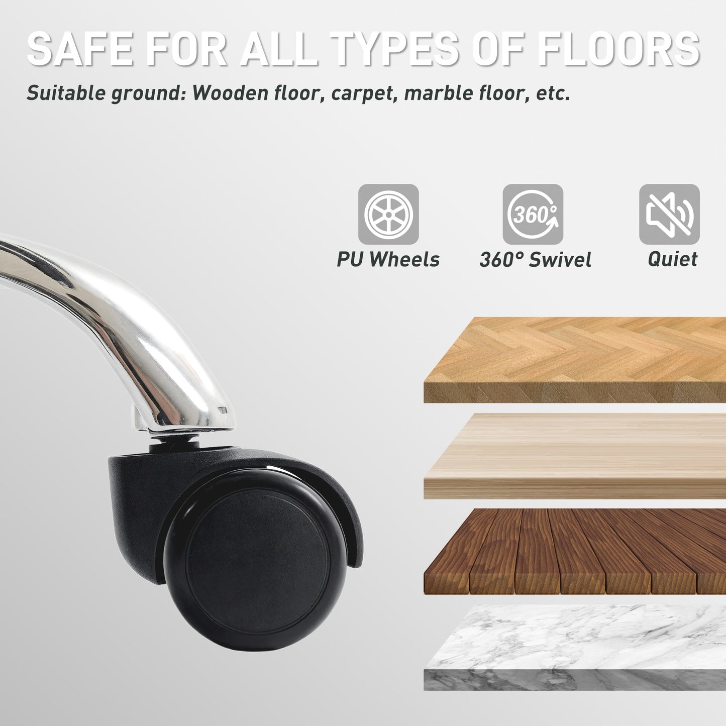 HOMCOM 155° Reclining Faux Leather Swivel Office Chair -Black