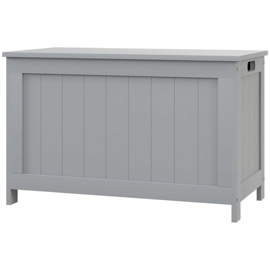 HOMCOM Modern Storage Chest Trunk - Grey