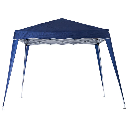 Outsunny 3x3m/2.5x2.5m Pop Up Gazebo with Carry Bag, Height Adjustable, Slant Leg, Garden/Patio Shelter