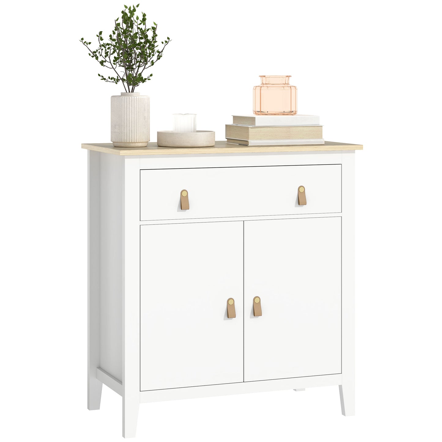 HOMCOM Sideboard for Living Room - White