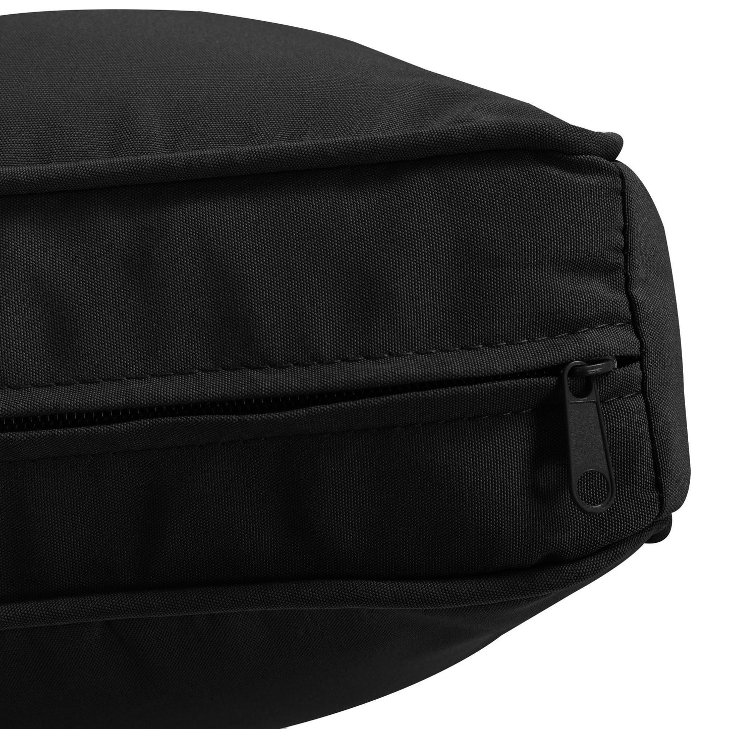Outsunny Garden Rattan Sofa Cushion Polyester Cover Replacement Outdoor- No Cushion Included Black
