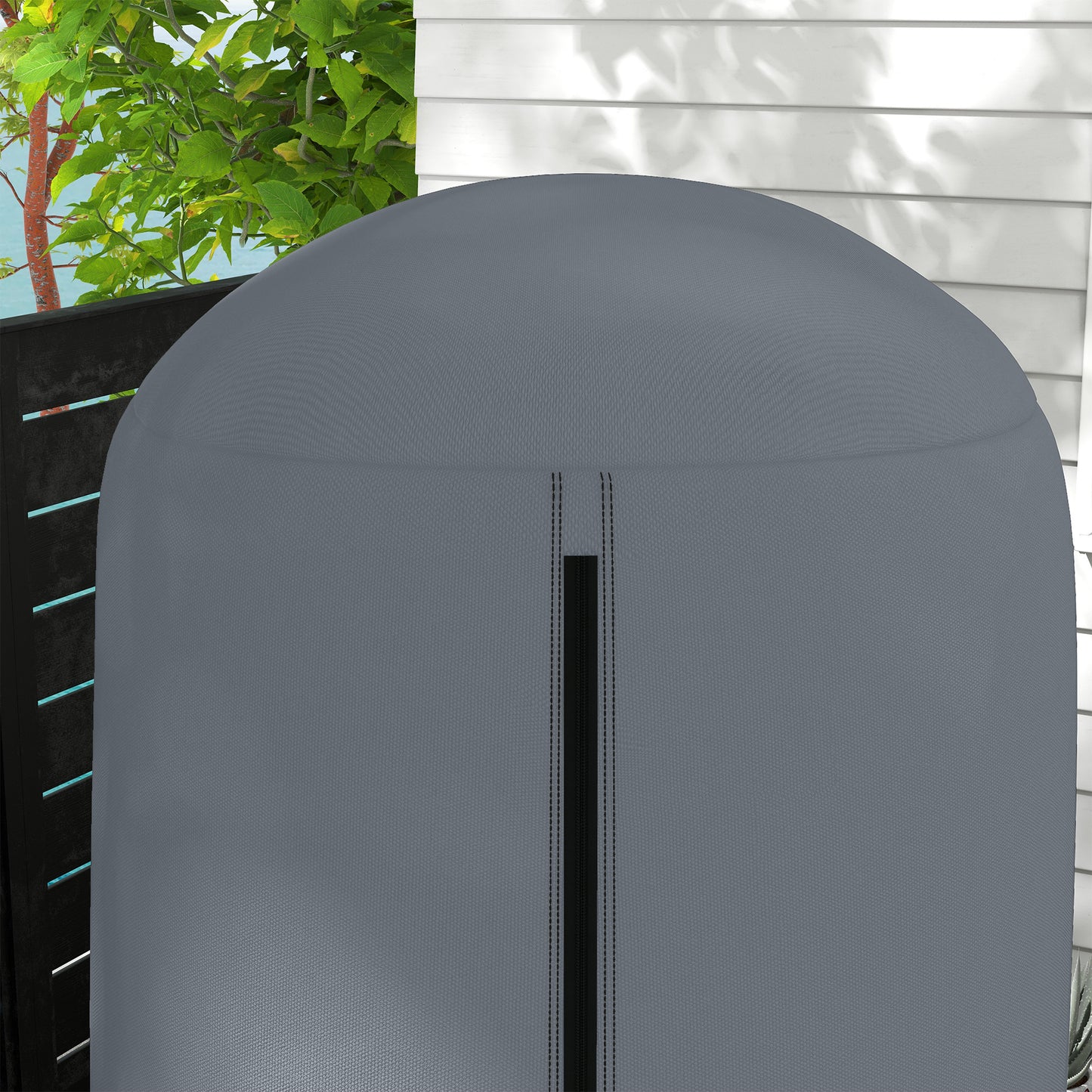 Outsunny 190 x Ø128cm Hanging Egg Chair Furniture Cover - Grey