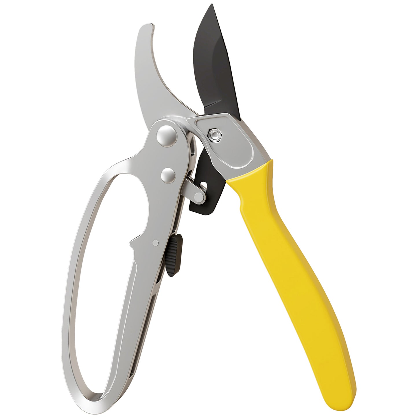Outsunny Garden Secateurs, Heavy Duty Pruning Shears with SK5 Blade, Bypass Pruners, Safety Lock, Non-Slip Handles, Ergonomic, Green