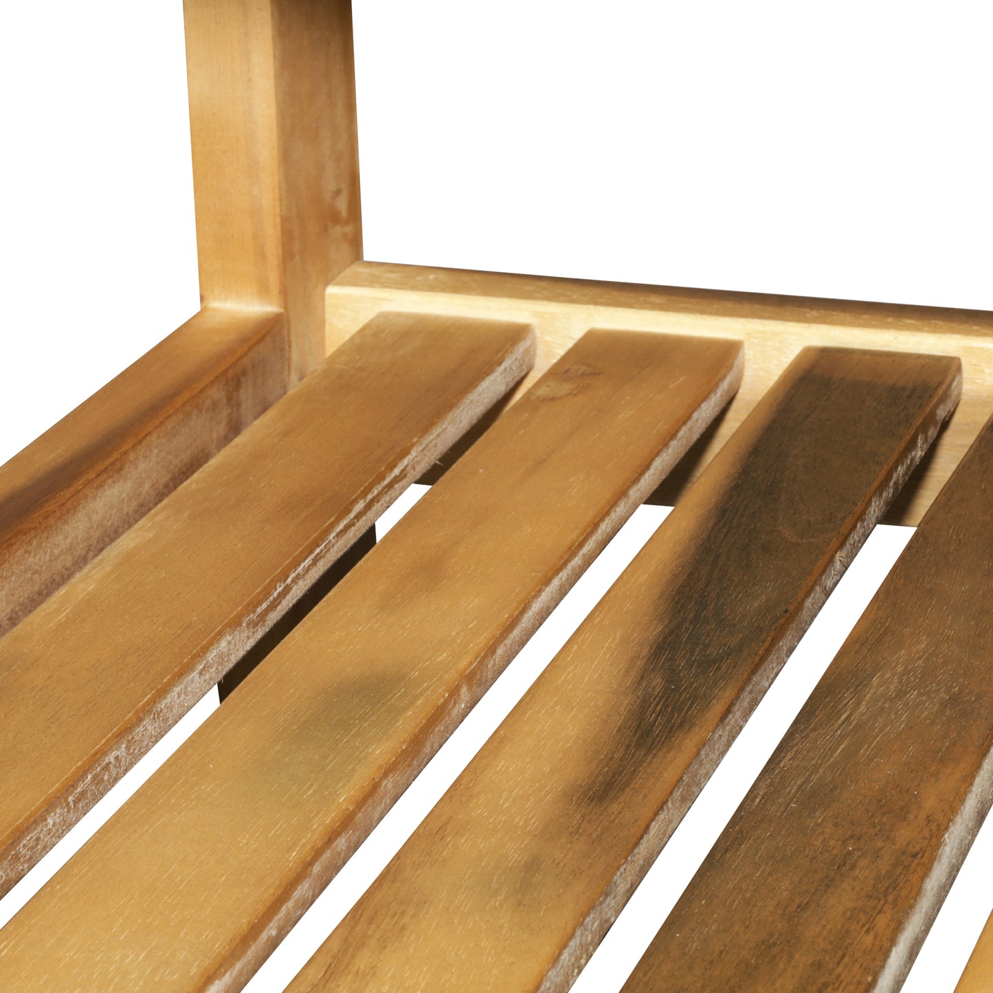 Outsunny 45 x 90cm Acacia Wood Two-Tier Garden Table