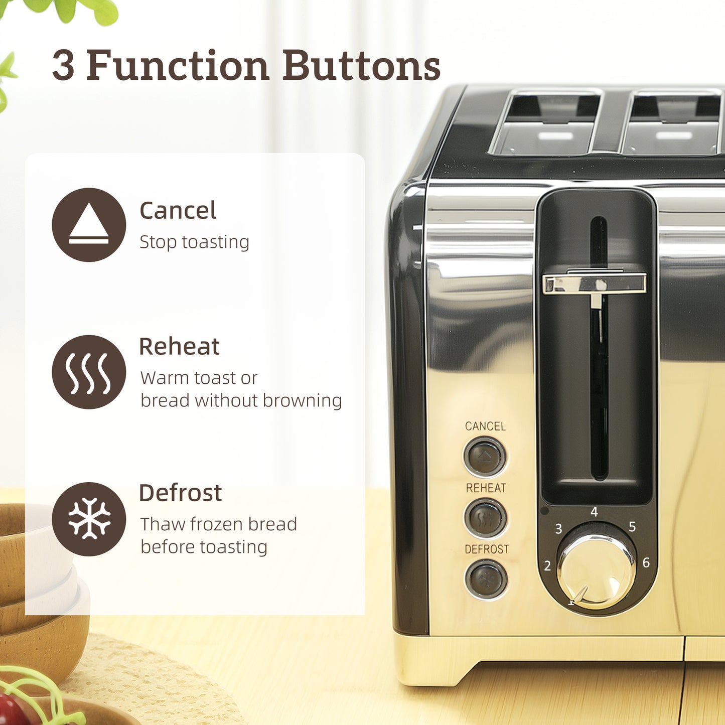 HOMCOM Kettle & Toaster Set: 1.7L 3000W Rapid Boil Jug with Strix Thermostat, Limescale Filter; 4 Slice Toaster, 7 Browning Controls, Crumb Tray, Black
