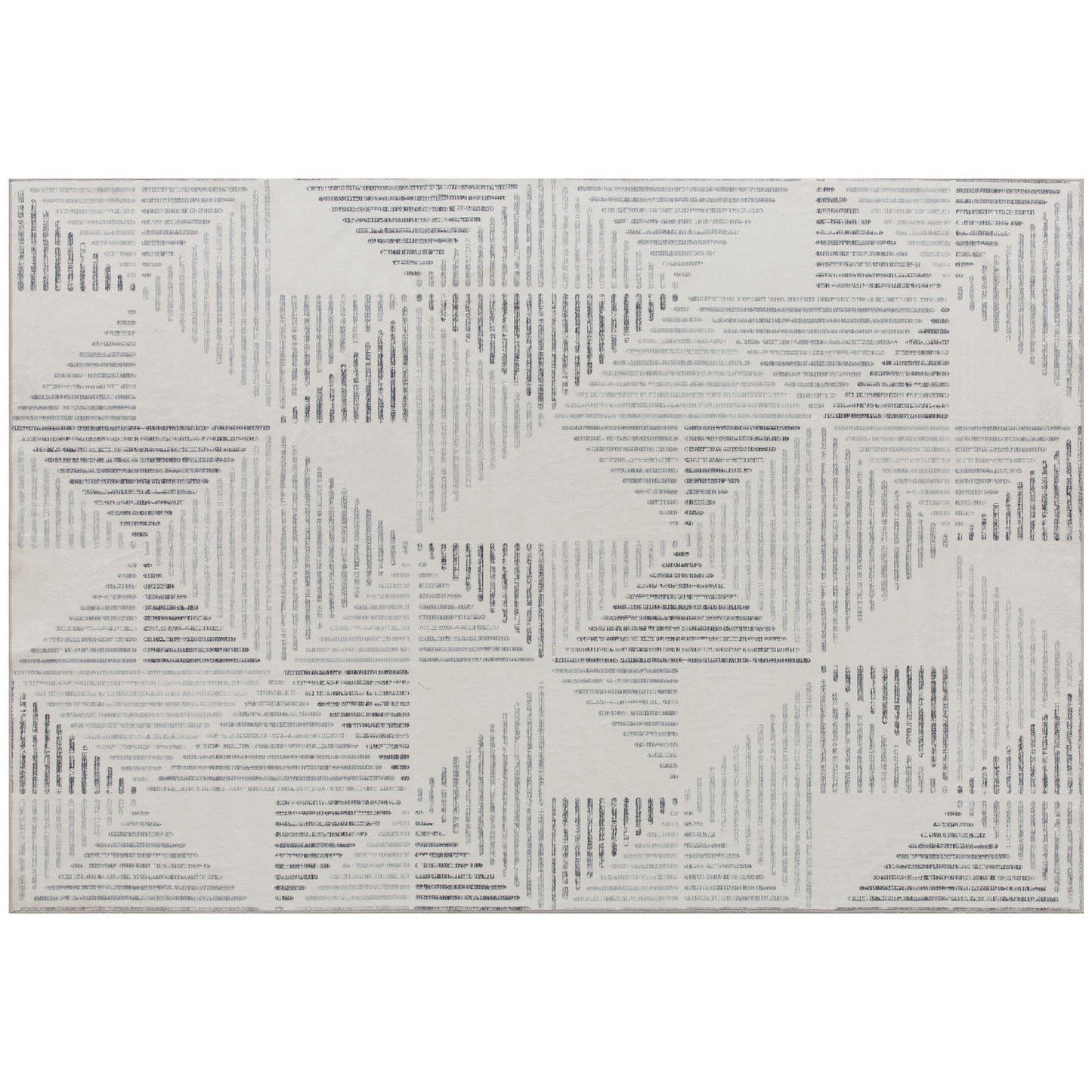 HOMCOM Modern Area Rug, Geometric Non-Slip Washable Soft Floor Carpet for Living Room, Bedroom, Dining Room, 230x160 cm, Grey