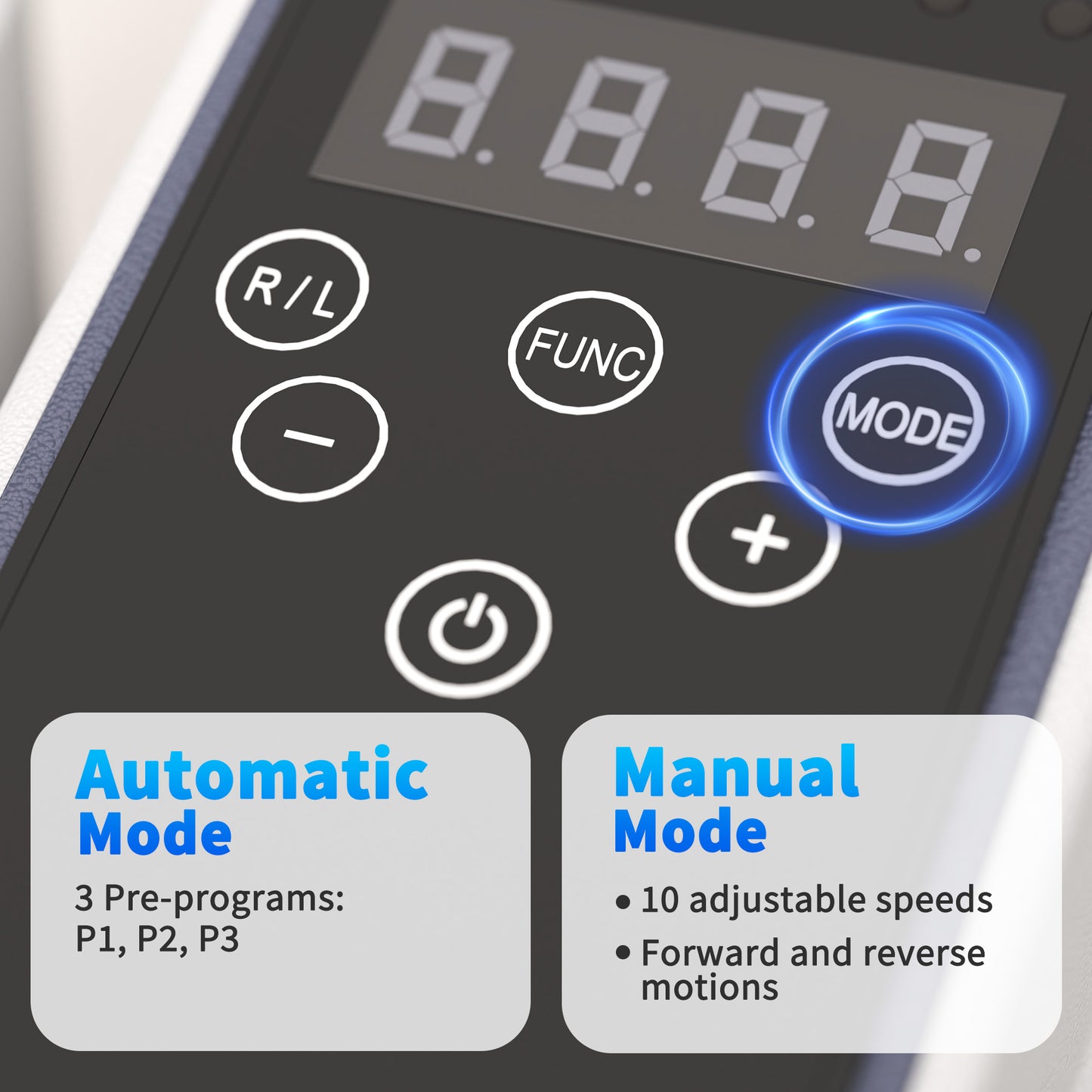 SPORTNOW Under Desk Elliptical, Mini Trainer with LCD Monitor & Remote, 10 Speeds, Quiet & Portable for Seniors, White