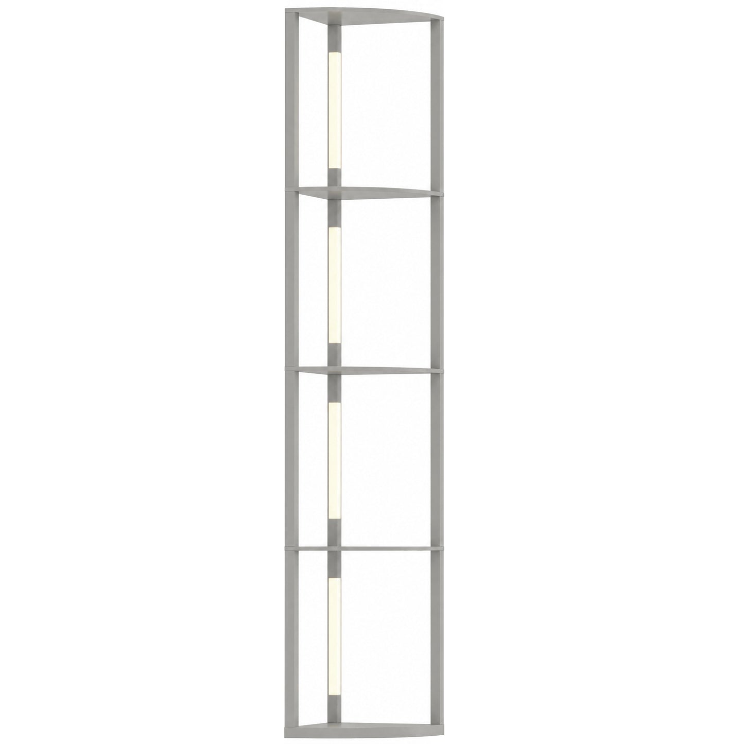 HOMCOM 4-Tier Corner Floor Lamp