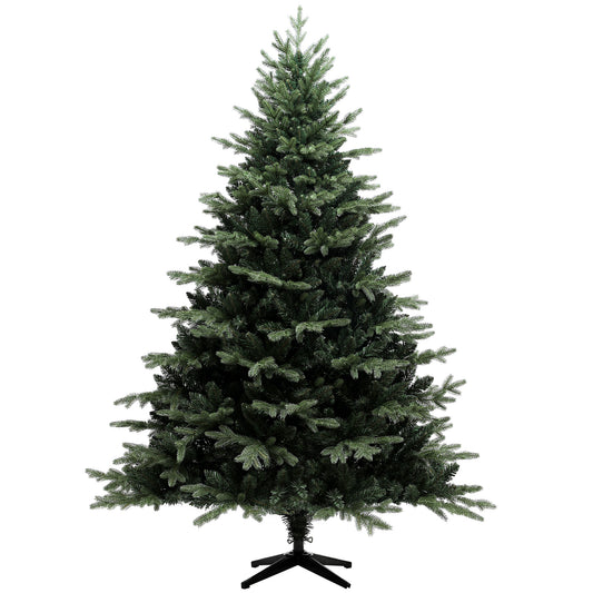 HOMCOM 7ft Artificial Spurce Christmas Tree with 3116 Branch Tips