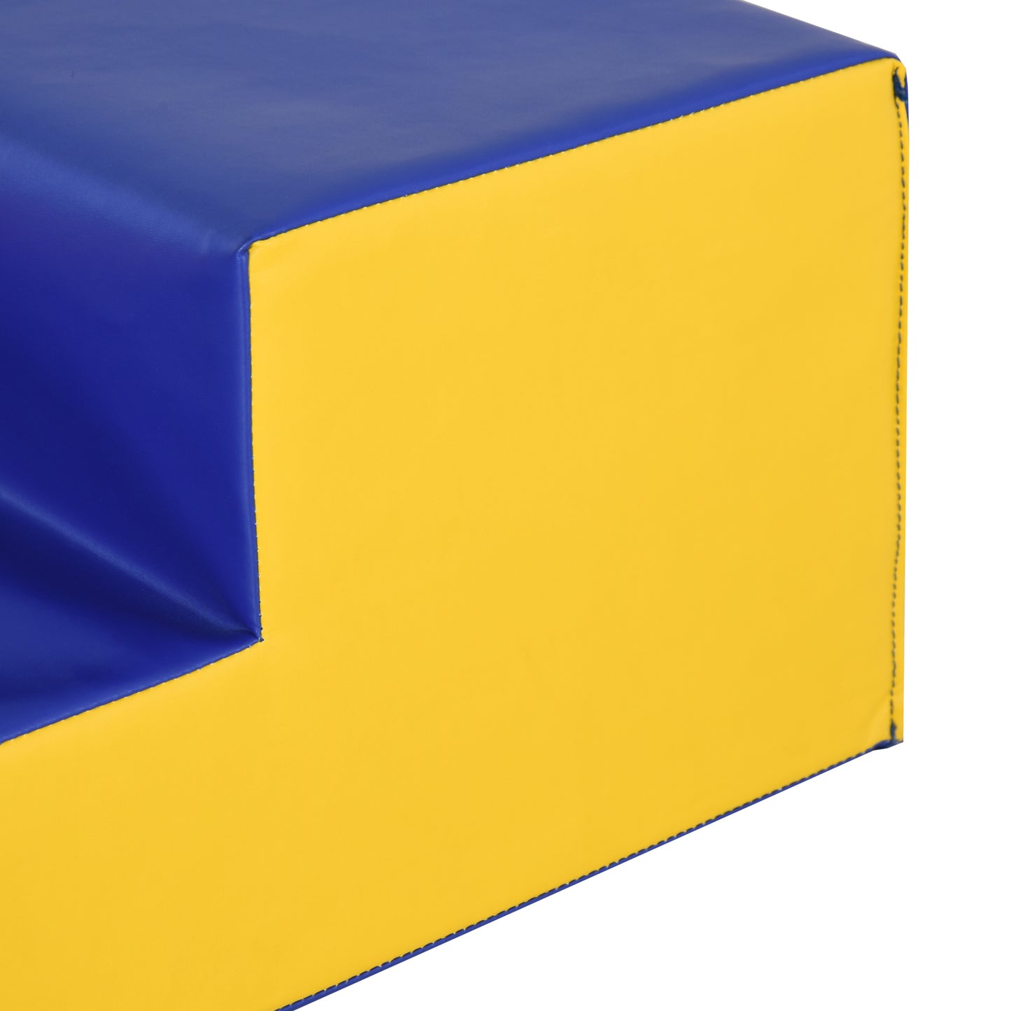 HOMCOM 2 Piece Soft Play Set for Toddler Climb and Crawl, for 12-36 Months, Red