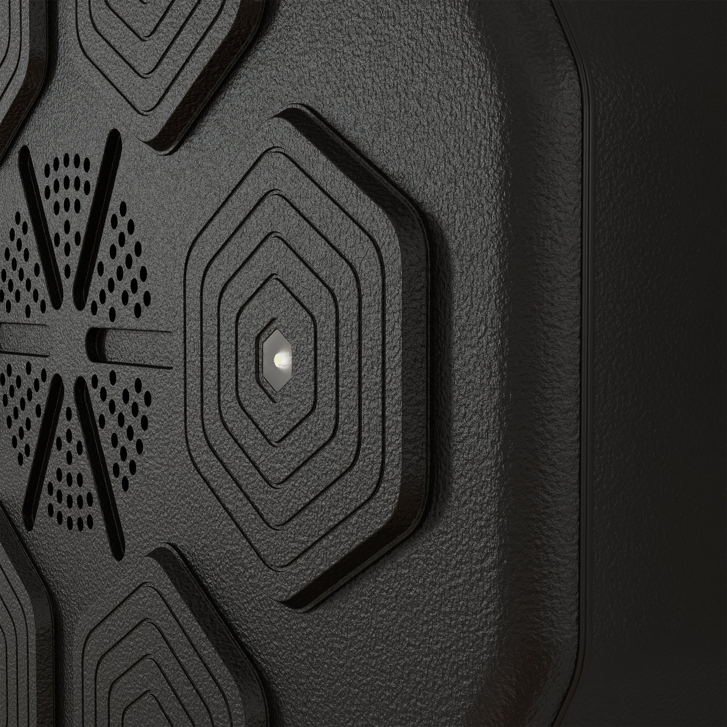 SPORTNOW Music Boxing Machine with Bluetooth Connection and LED Light Smart, Wall Mounted for Punching Beat Boxing Training