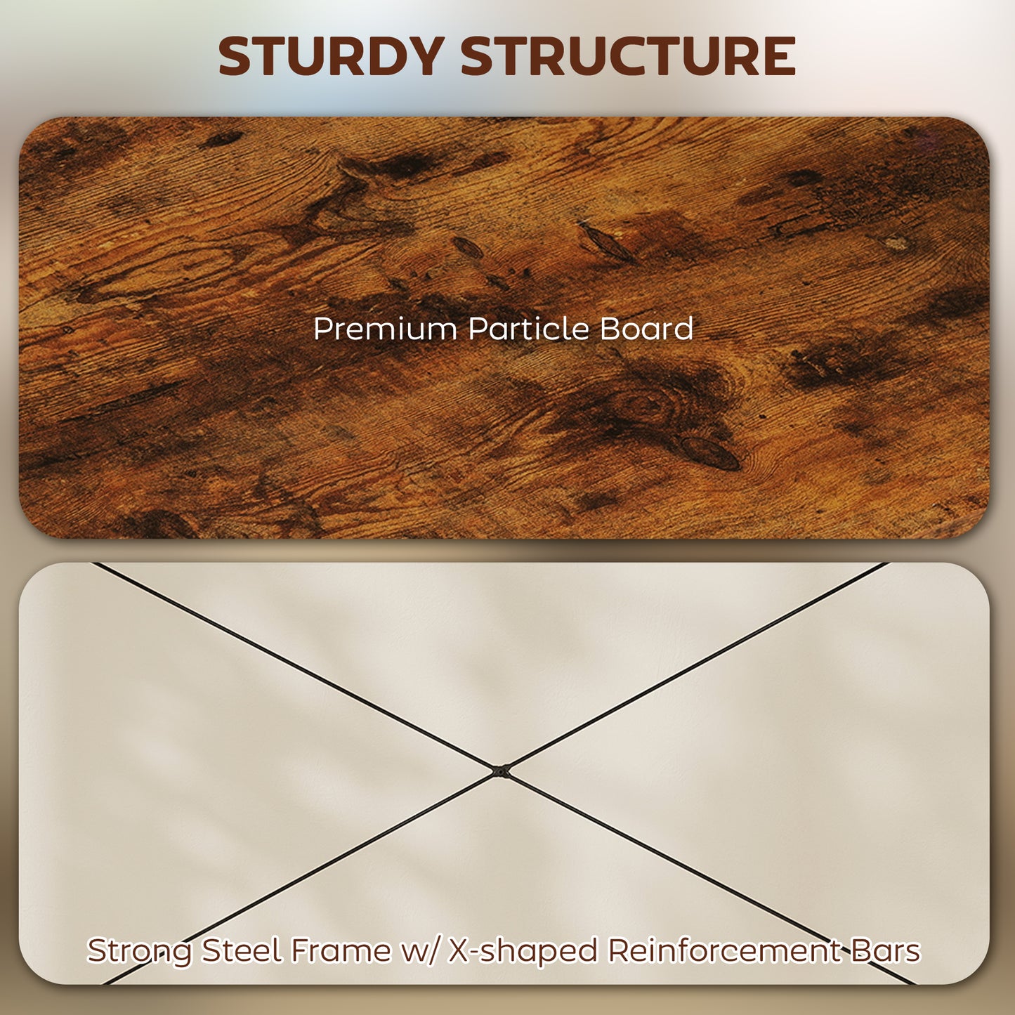 HOMCOM L Shaped Desk, Corner Computer Desk with Bookshelf for Home Office, Study Room, Workstation, 120 x 73.2 x 75cm, Rustic Brown