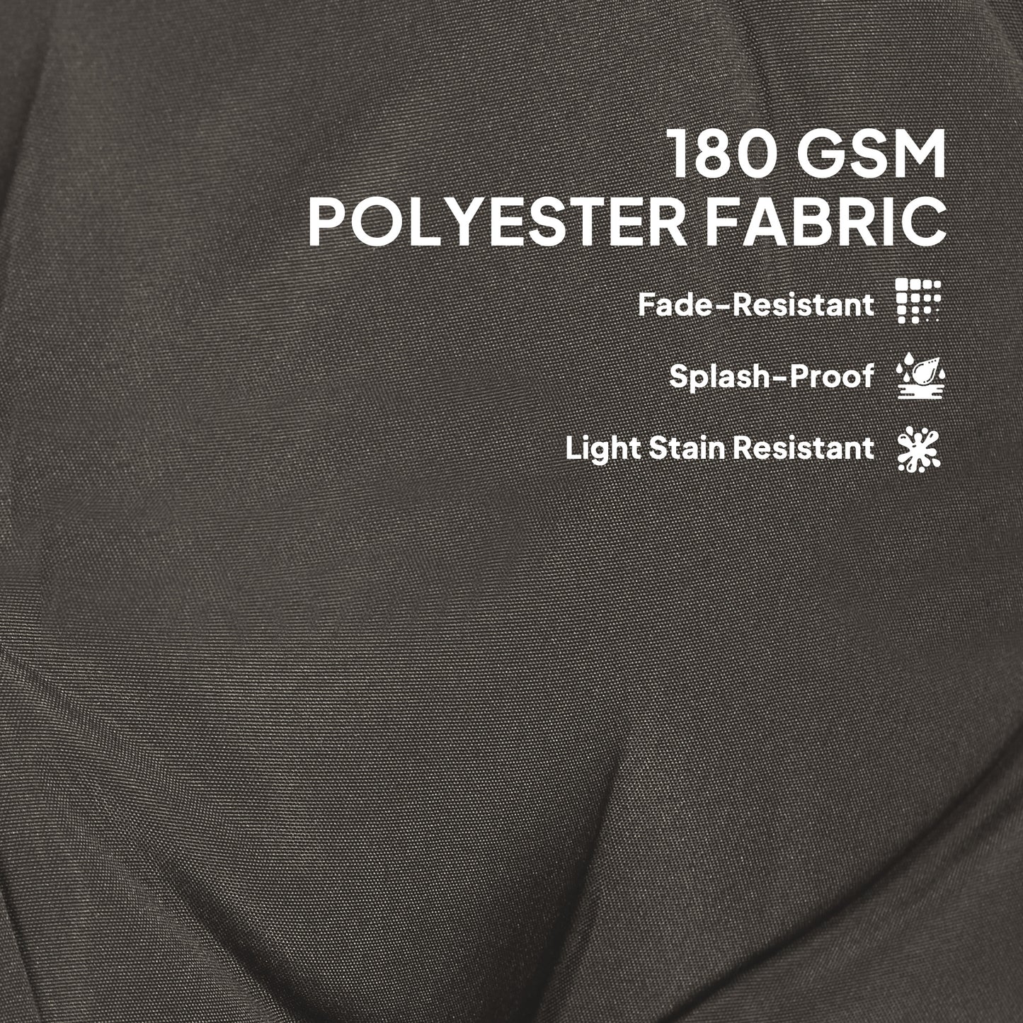 Outsunny Set of 4 Garden Chair Cushions with Backs, Tufted Back, Ties, 108L x 50W x 5H cm, Outdoor Seat Pads, Dining Chair, Charcoal Grey