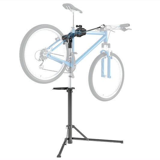 HOMCOM Bike Repair Stand, Heavy Duty, 40kg Max Load, Adjustable Height, Foldable & 360° Rotatable