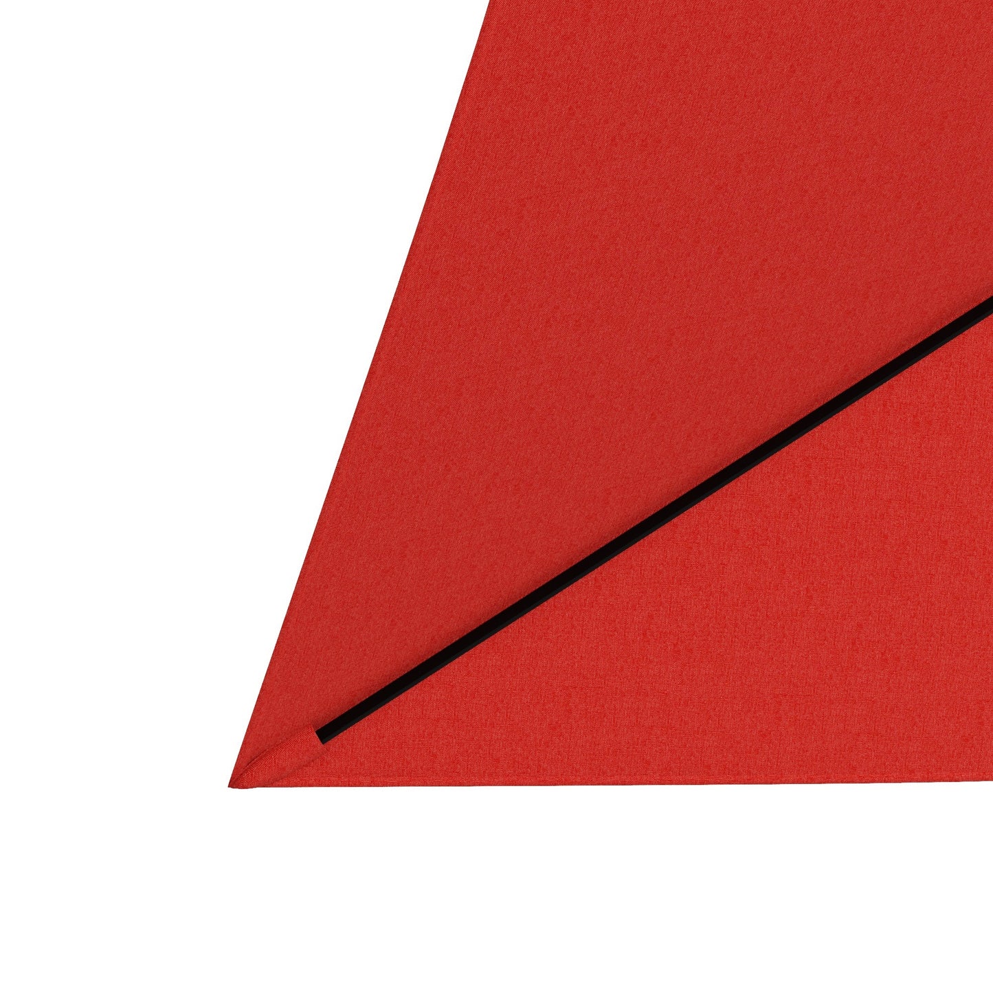 Outsunny 2x3m Garden Parasol, Rectangular Sun Shade with Crank & Tilt, Aluminium Pole, Wine Red