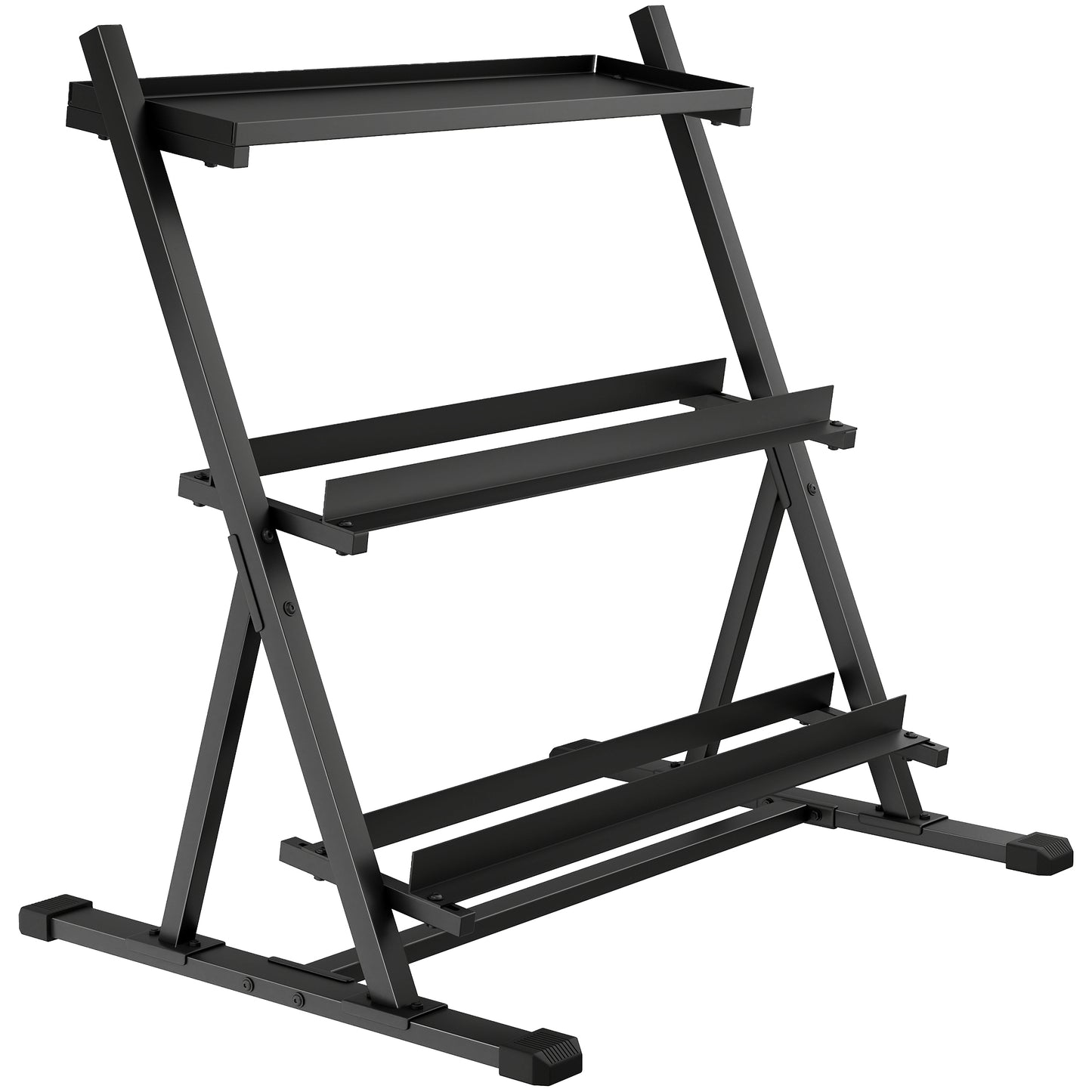SPORTNOW 3-Tier Dumbbell Rack Heavy-Duty Home Gym 200KG