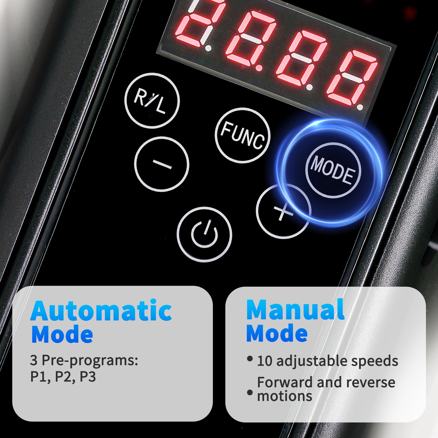 SPORTNOW Under Desk Elliptical Machine, Seated Pedal Exerciser with LCD Monitor, Remote Control, 10 Speeds, Quiet & Portable for Seniors, Black