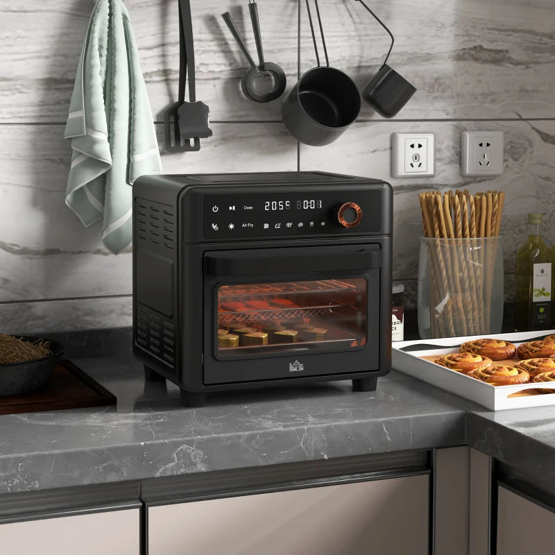 HOMCOM Air Fryer Oven 13L Mini Oven Multifunction Countertop Convect
