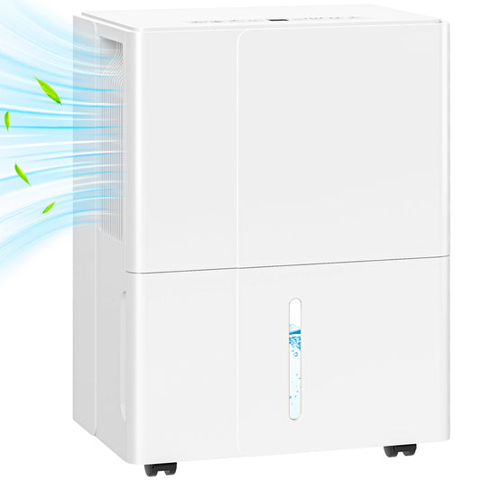 HOMCOM 30L Clothes Dryer Dehumidifier - White