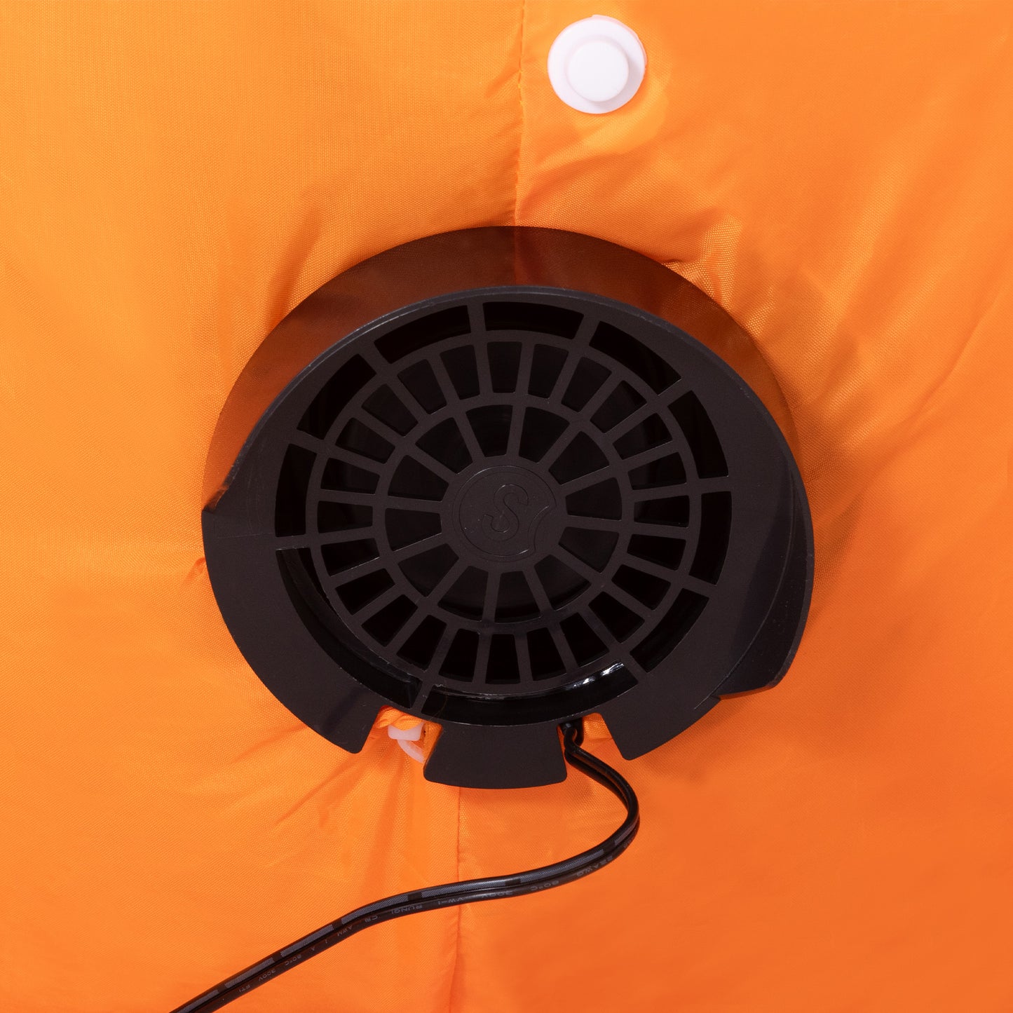 Outsunny Halloween 8FT Inflatable Pumpkin Ghost and Cat Combo with 9 LEDs, Self-Inflating Garden Party Decor - Outdoor Decorations, Orange