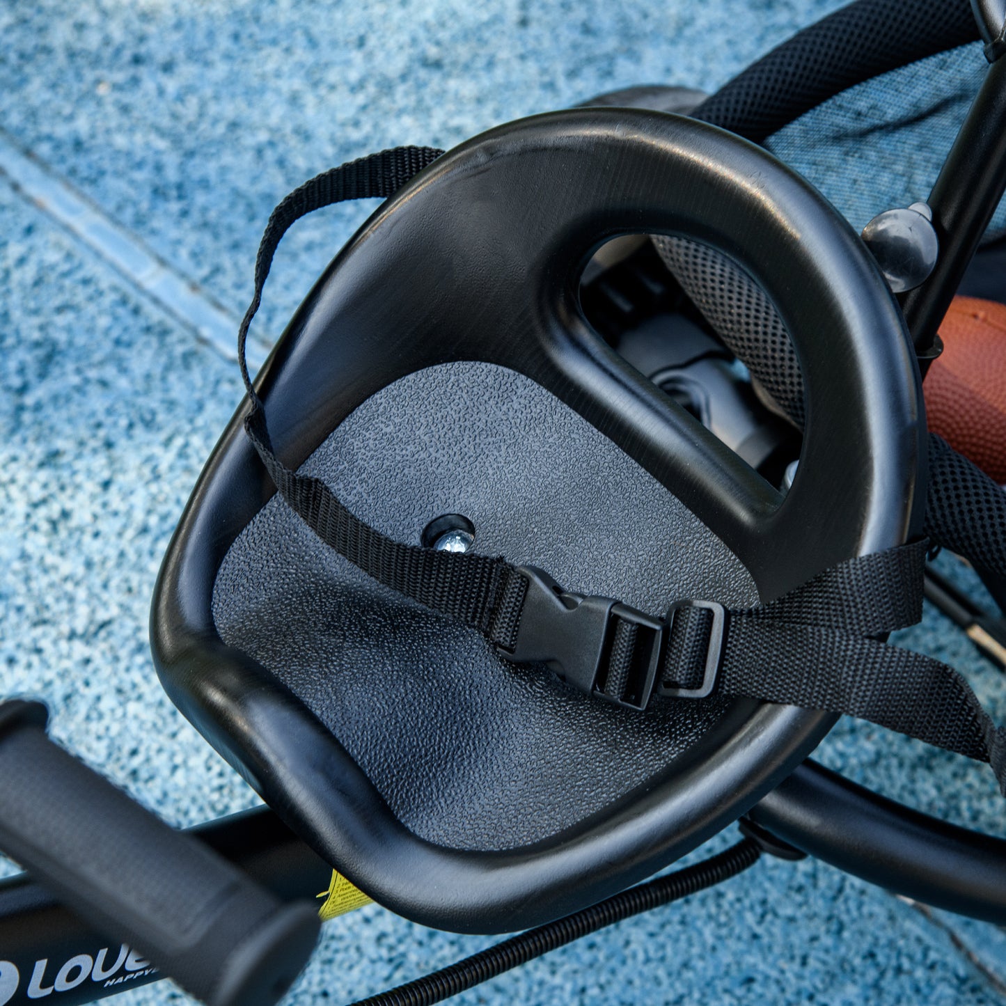 HOMCOM 4 in 1 Kids Trike Push Bike w/ Push Handle 5-point Safety Belt for 1-5 Year olds Dark Blue