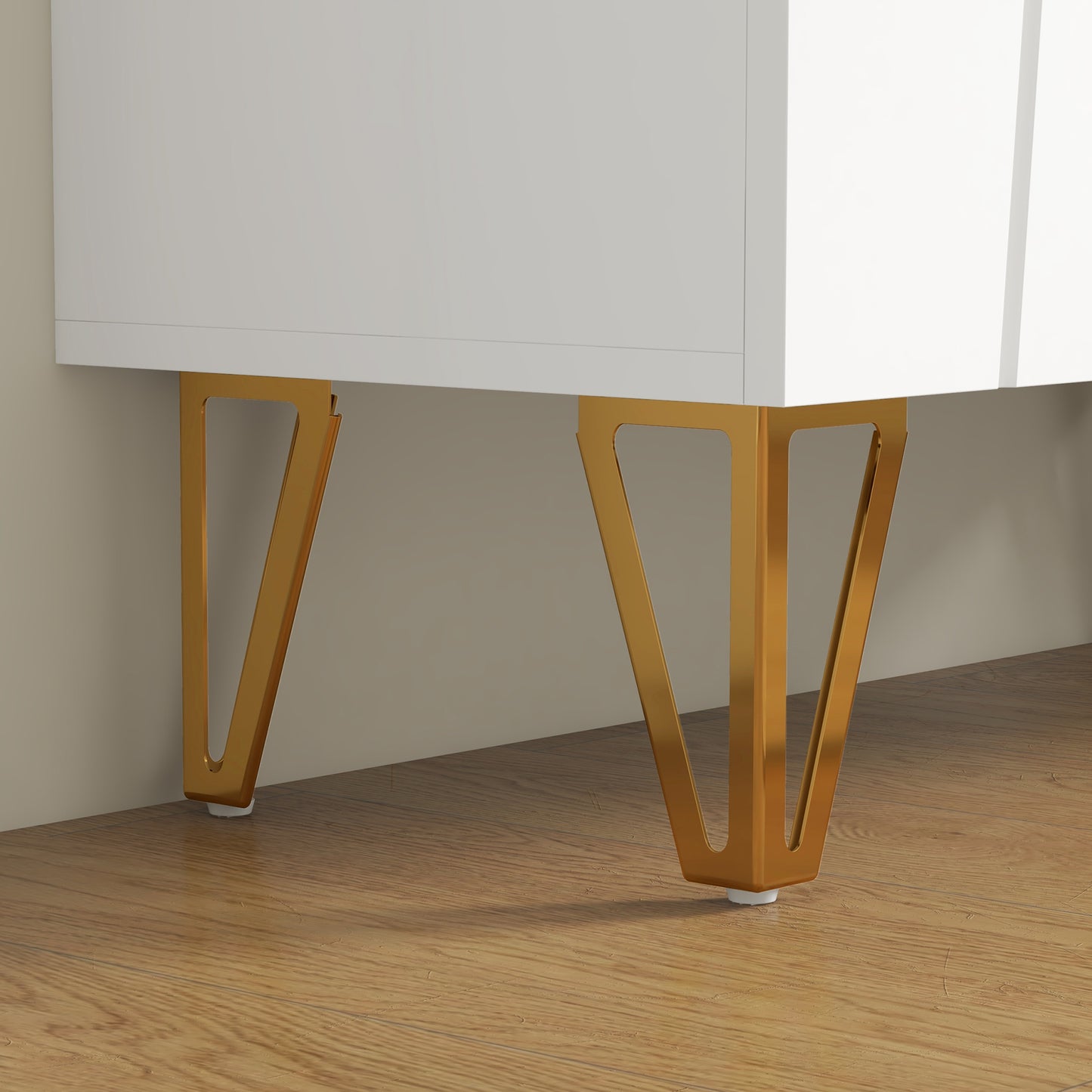 HOMCOM Narrow Shoe Storage Cabinet with Soft-Close Hinges and Adjustable Shelves for 15-20 Pairs of Shoes, White