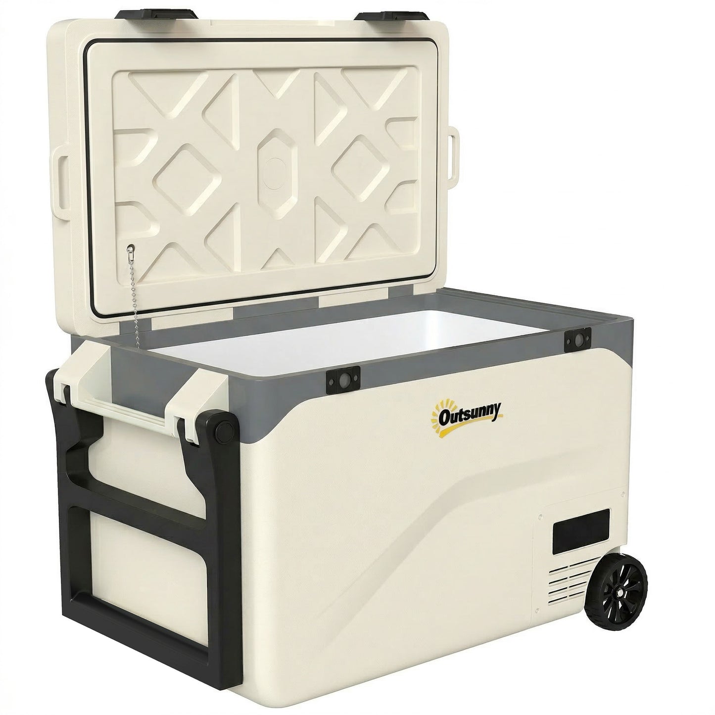 Outsunny 42.5L Compressor Car Fridge Freezer, Camping Refrigerator with App Control, 20c-20c