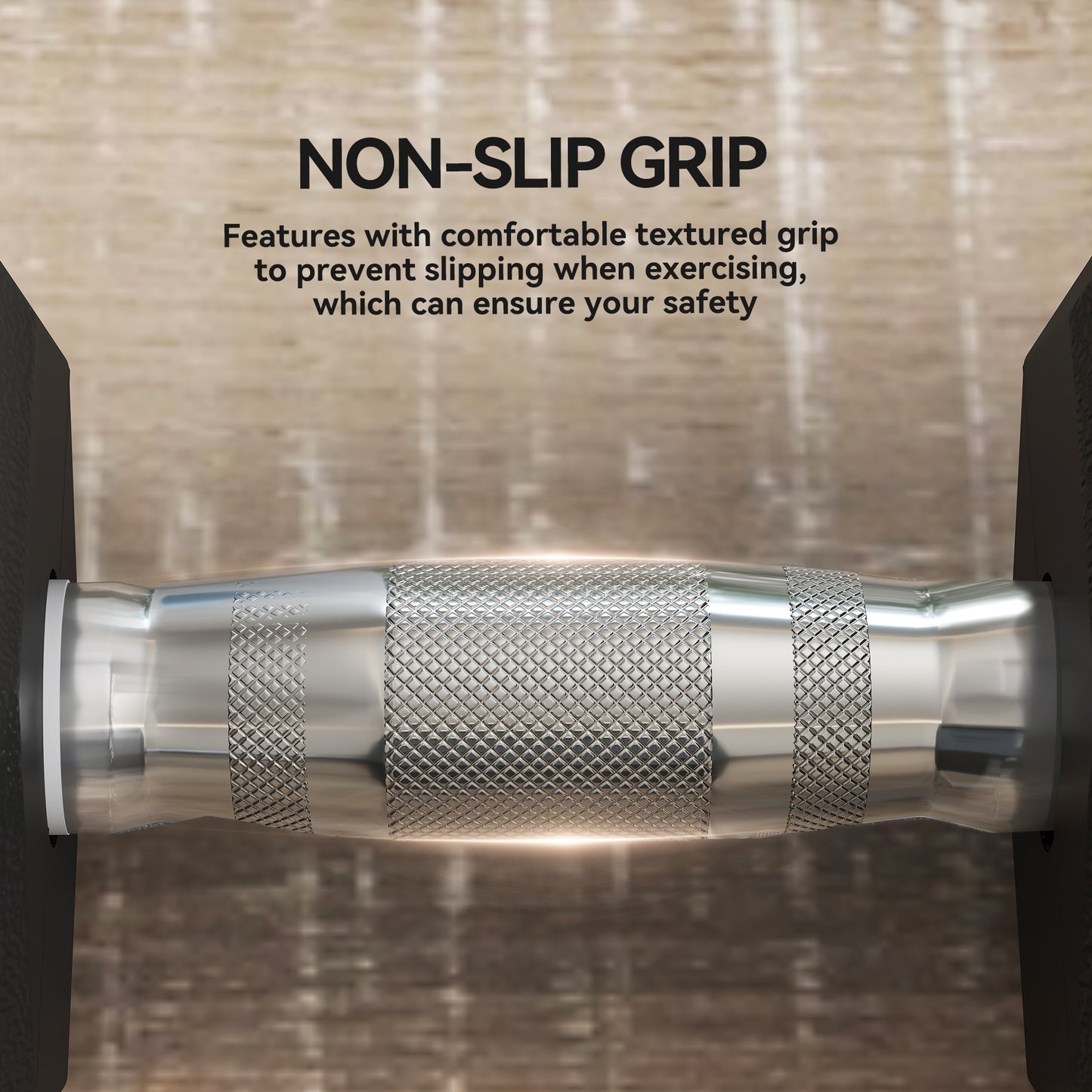 HOMCOM 25KG Rubber Hex Dumbbell Portable Hand Weights Dumbbell Home Gym