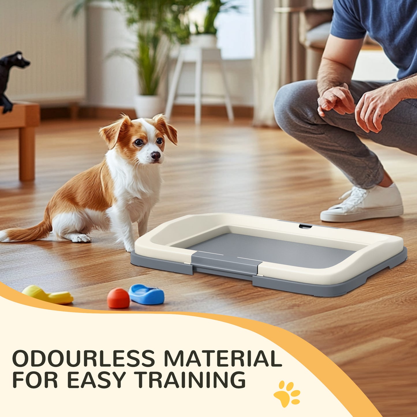 PawHut Dog Toilet Tray for Training Dogs, 47 x 34 x 6cm