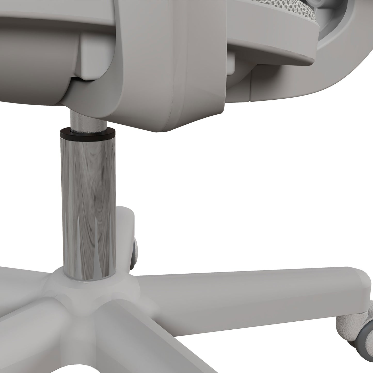 Vinsetto Office Chair, Breathable Mesh Swivel Desk Chair with Adjustable Height and  360° Swivel Security Wheels for Home Office, Study, Grey