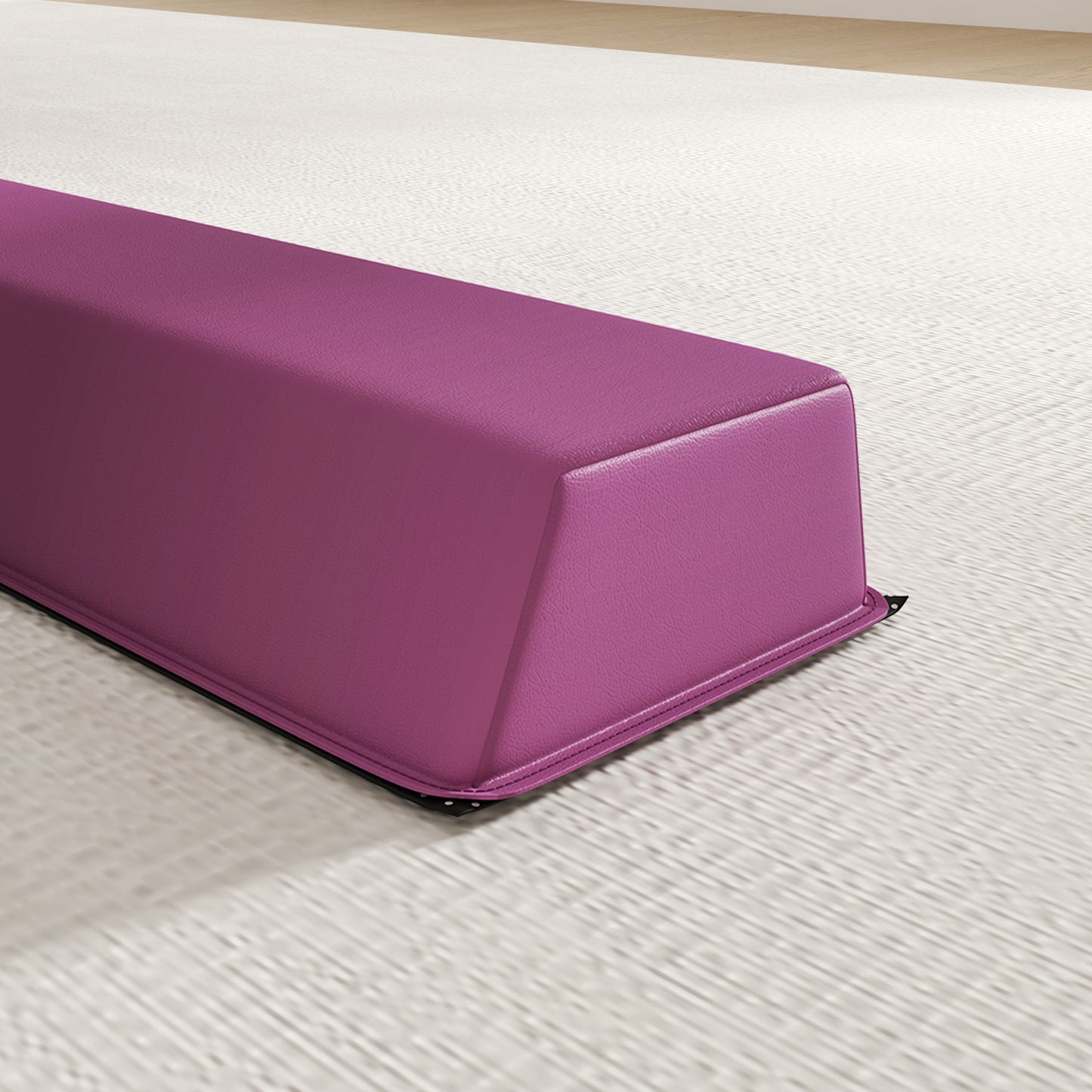 SPORTNOW 7.7ft Folding Gymnastics Beam, Anti-Slip Base, Kids Home Training, Purple/Pink