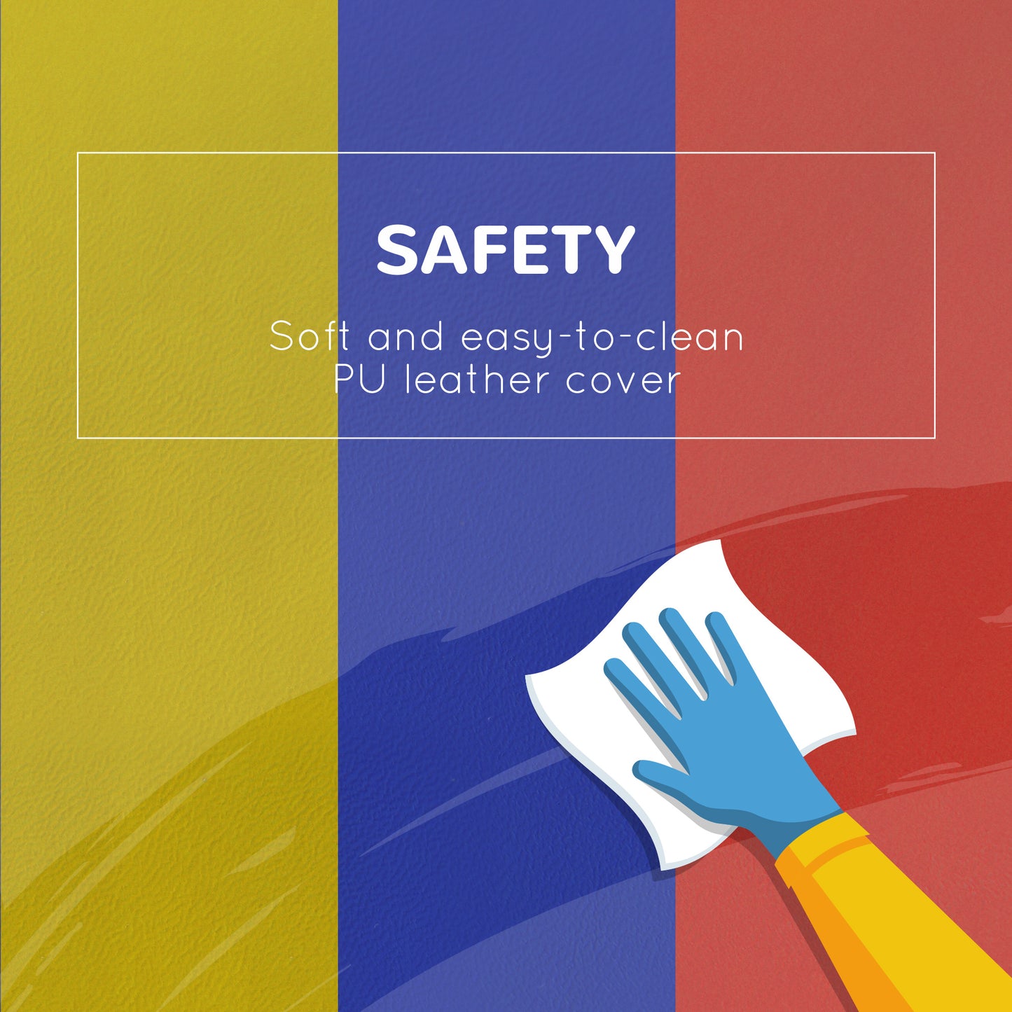 HOMCOM 2 Piece Soft Play Set for Toddler Climb and Crawl, for 12-36 Months, Red