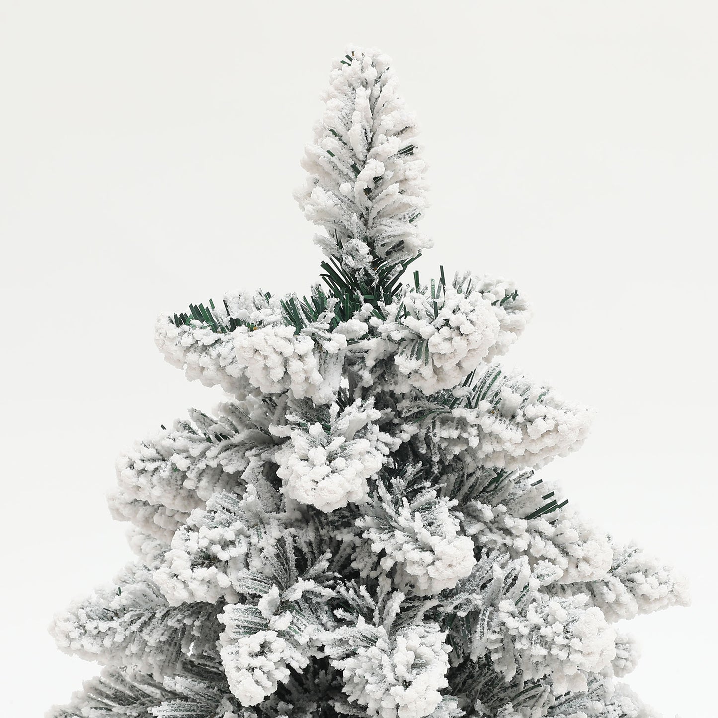 HOMCOM 1.5ft Mini Artificial Christmas Trees with Lights