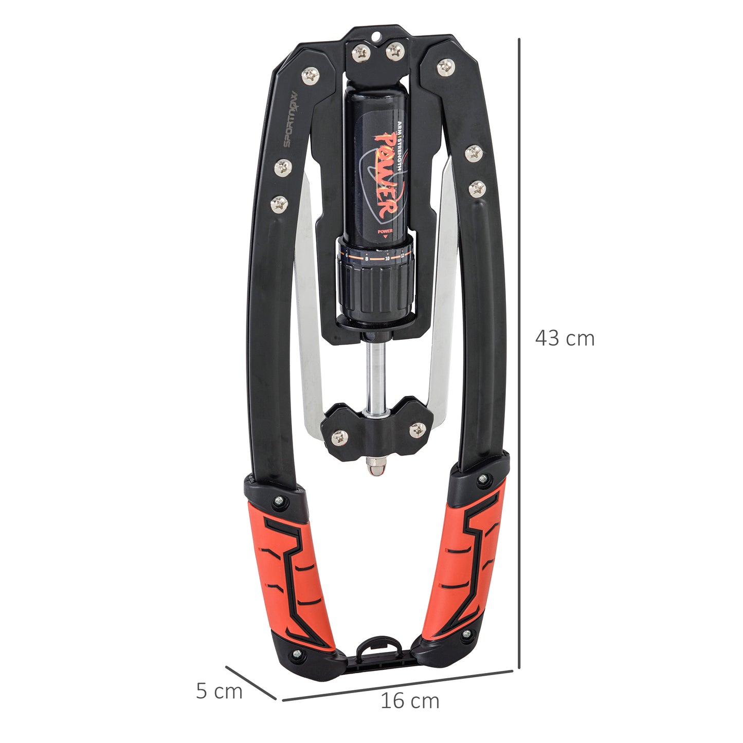 SPORTNOW Twister Arm Exerciser, Adjustable 22-440lbs, Chest Expander