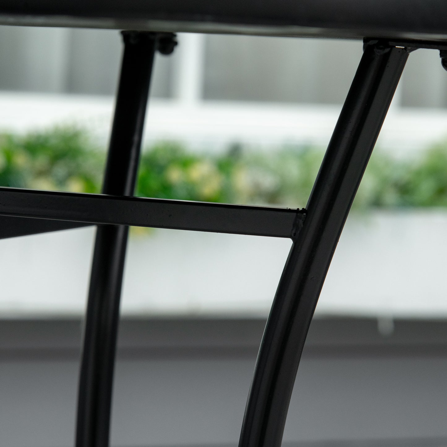 Outsunny Ø60cm Mosaic Outdoor Patio Table - Green