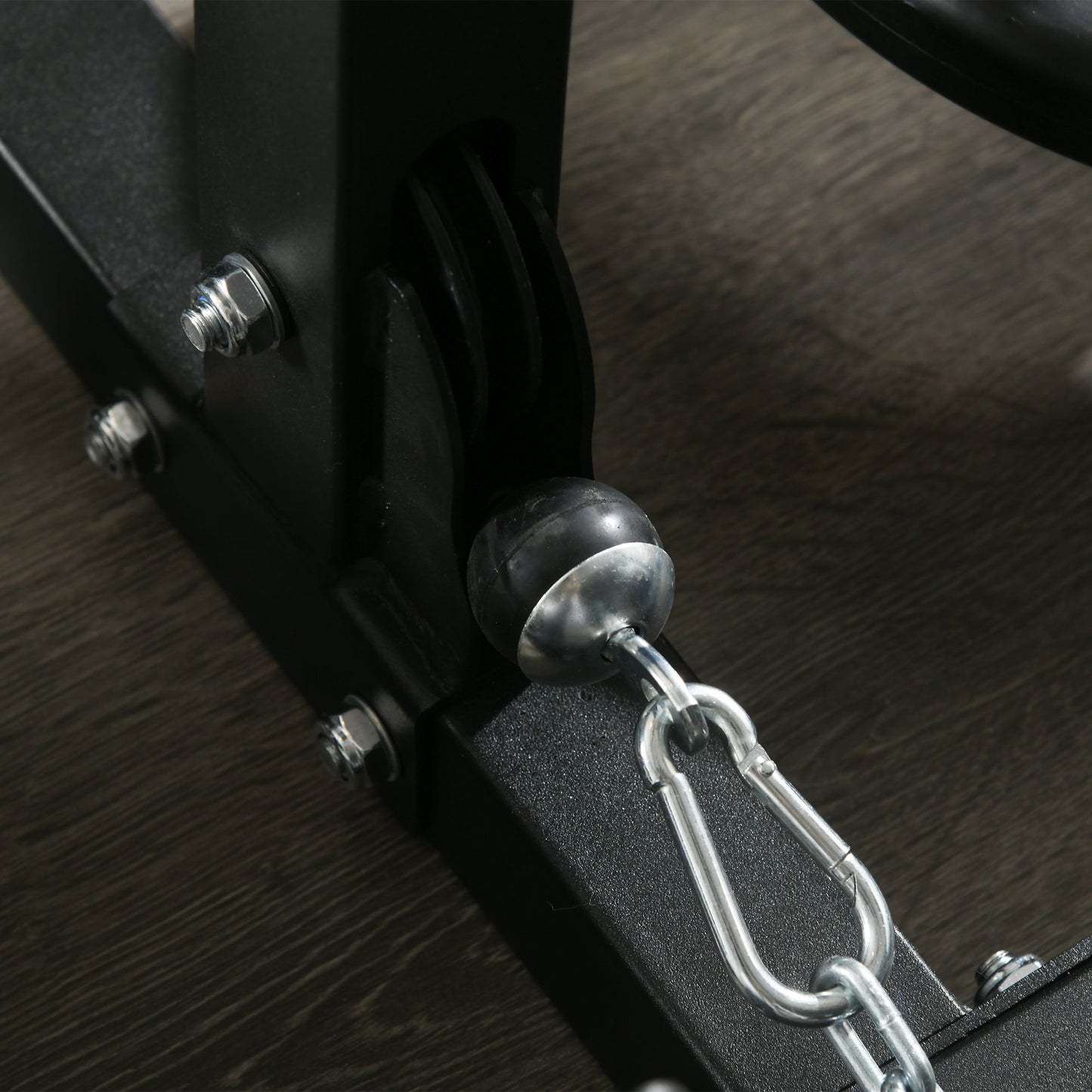 SPORTNOW Home Gym Machine, Multifunctional Equipment with High/Low Pulleys, Pull Up Bar, 15-Position Adjustable Training Station, Black