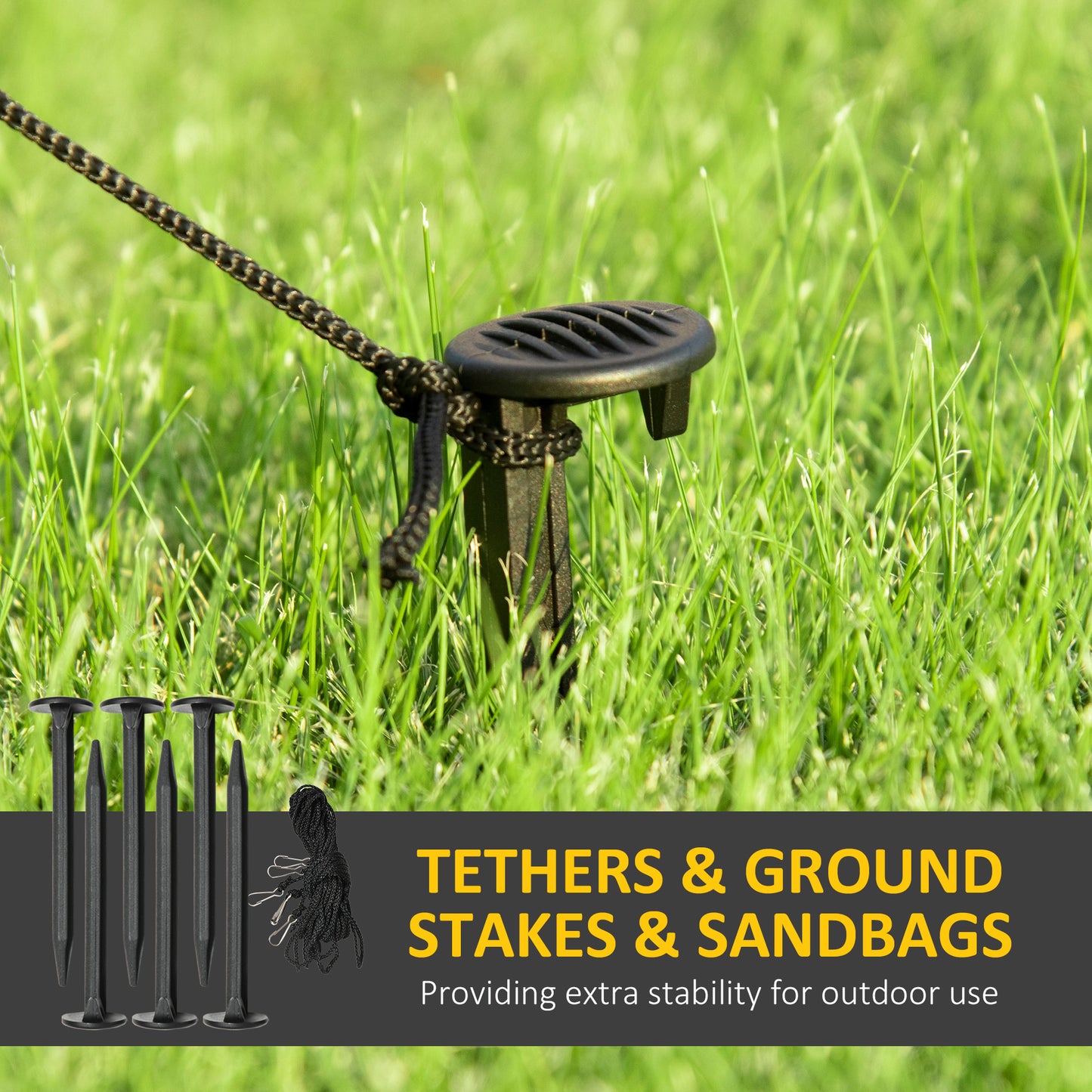 HOMCOM 7ft Christmas Inflatable Decoration Santa Claus and Christmas Tree with Rotating Magic Ball Light